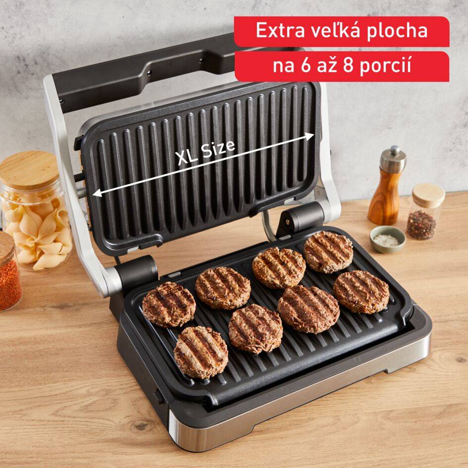 Inteligentný elektrický gril Tefal OptiGrill 4v1 XL GC784D30