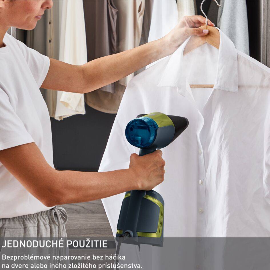 Nasávací ručný naparovač a žehlička 2v1 Tefal AeroSteam DT9810F0 Čierny