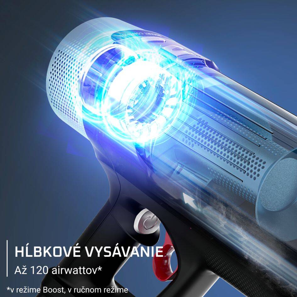 Tyčový vysávač X-Force Flex 10.80 Allergy Aqua Auto 4v1 120 AW RH7AC1E0