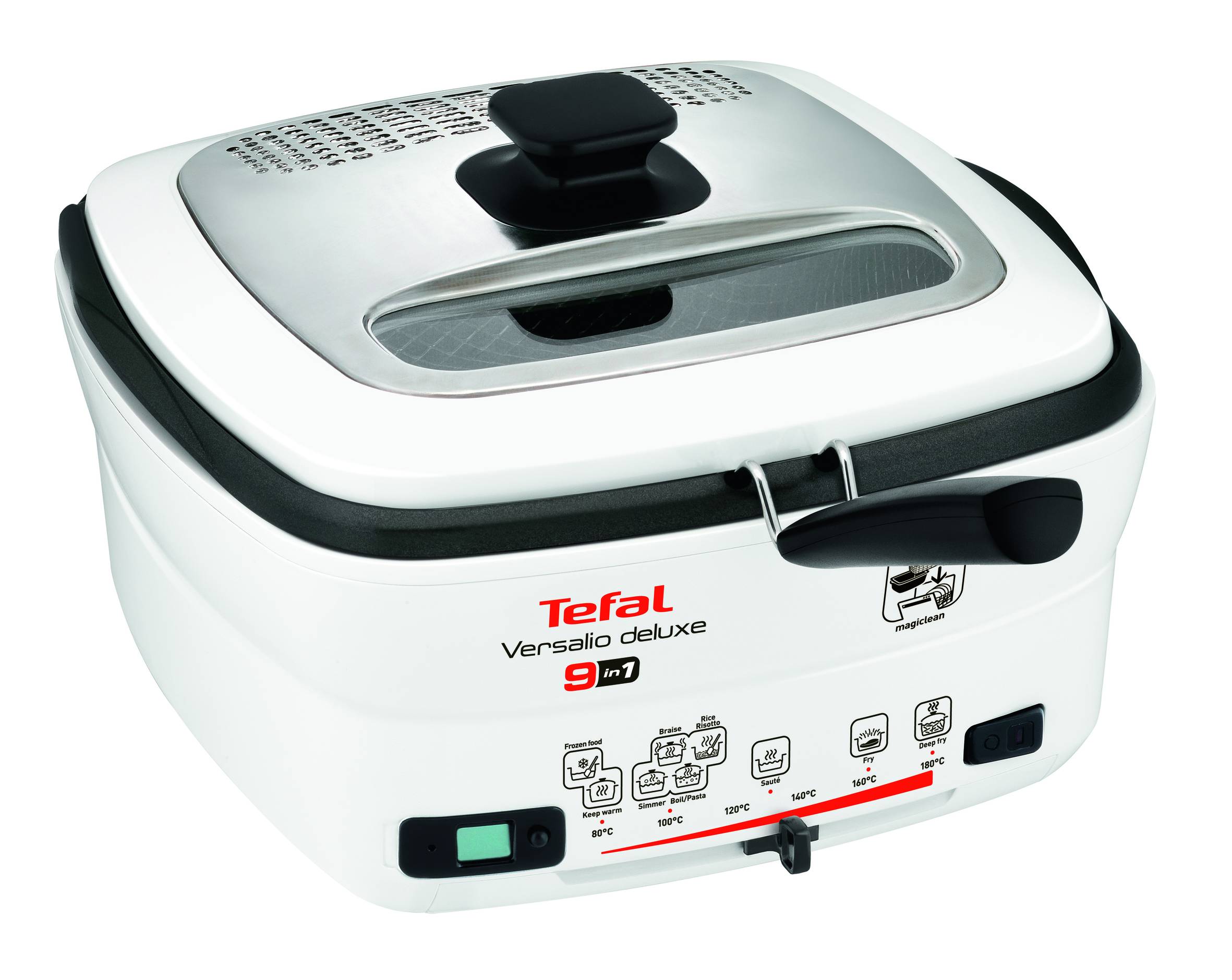 Olejová fritéza Tefal Versalio Deluxe 9v1 FR495070 Nerezová/Biela