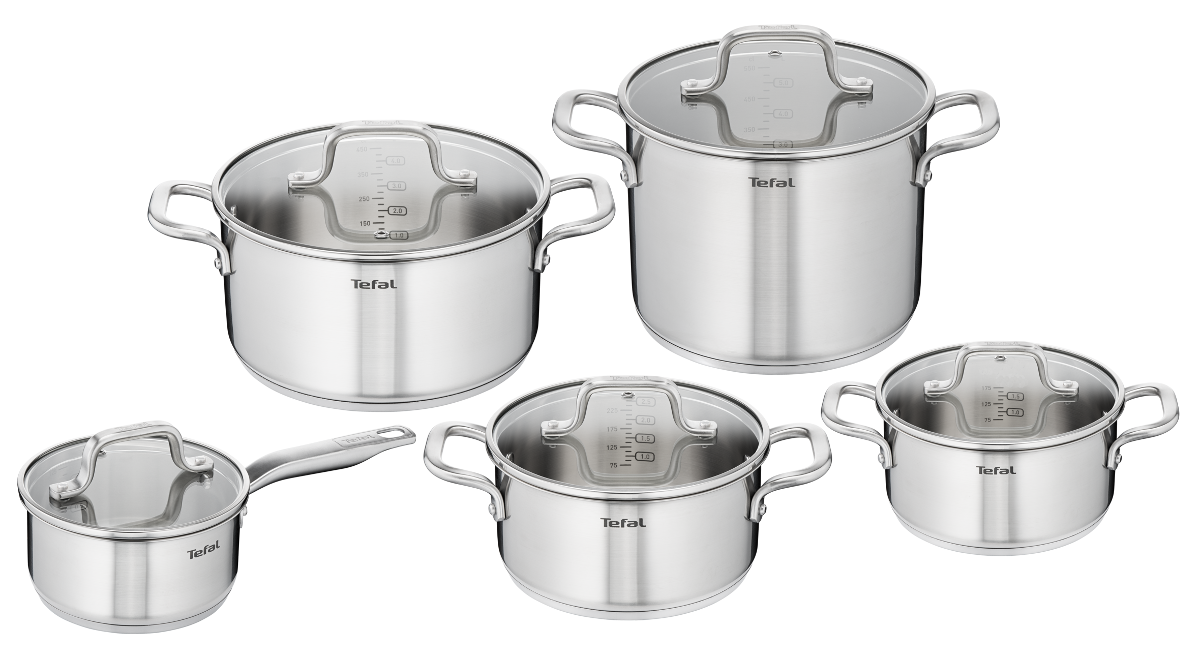 10-dielna súprava nádob Virtuoso rajnica 16 cm, kastróly 18/20/24 cm, hrniec na cestoviny 22 cm