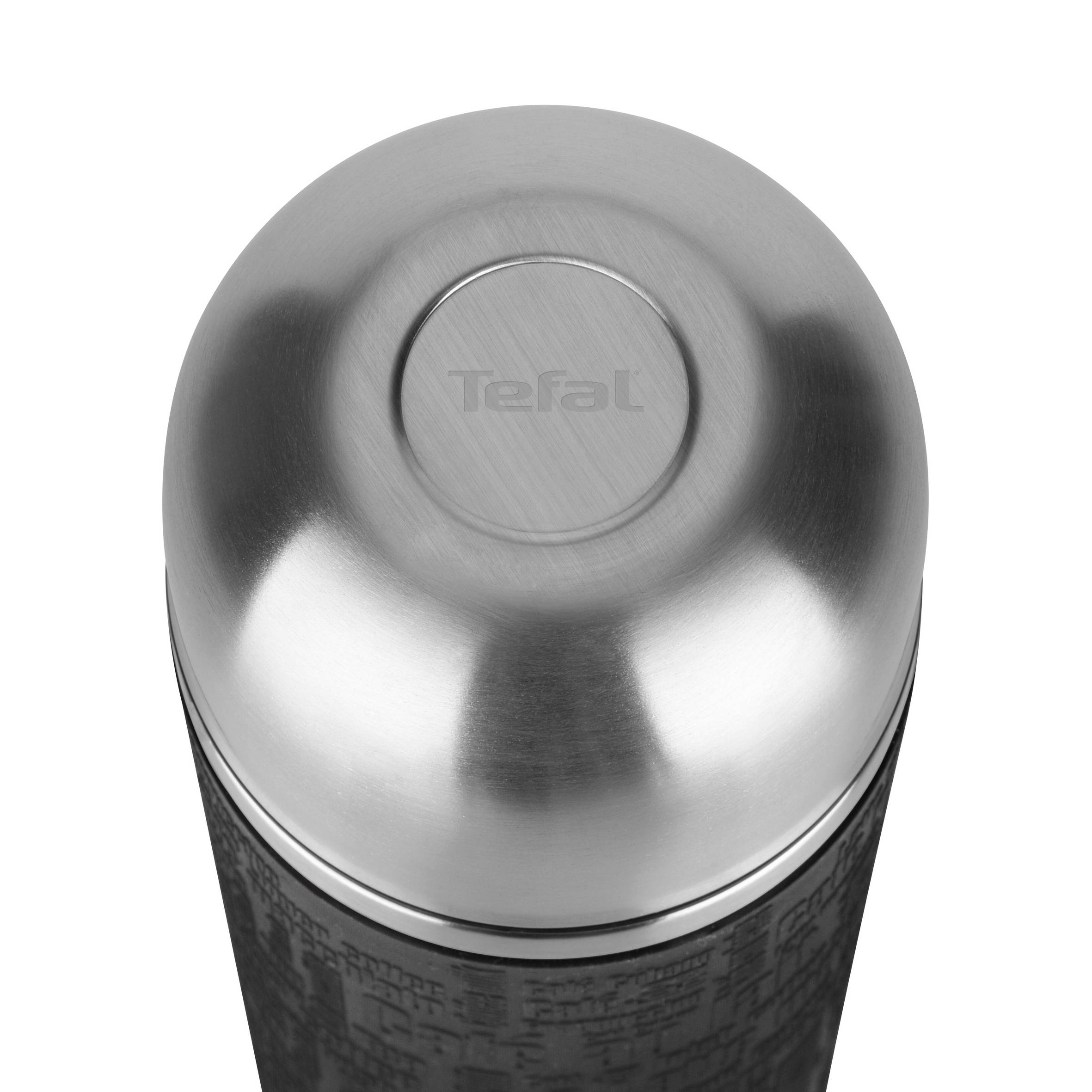 Termoska s hrnčekom Tefal Senator K3064414 Čierna/Nerezová 1,0 l