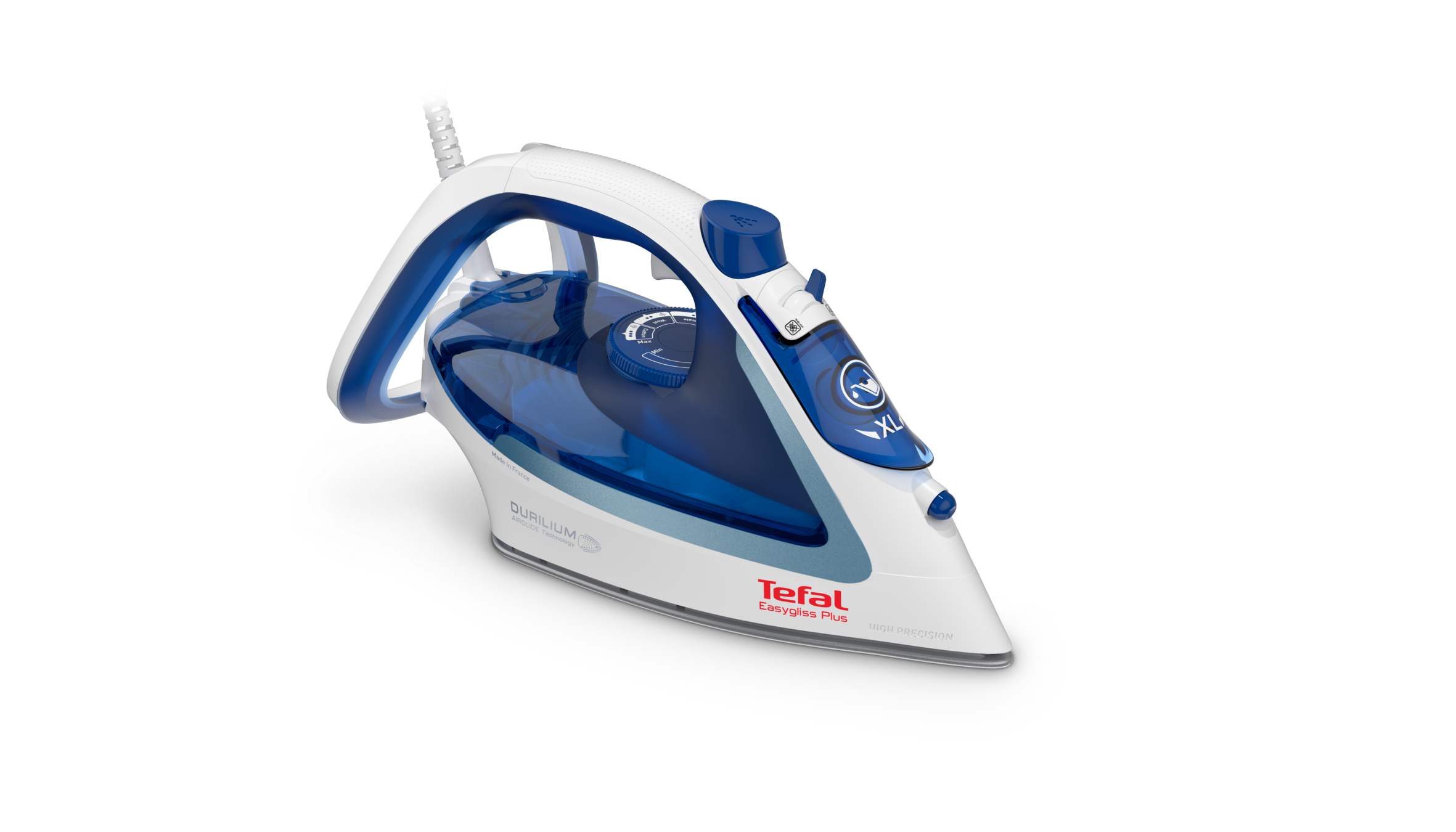 Naparovacia žehlička Tefal Easygliss Plus FV5715E0 Tmavomodrá/Biela