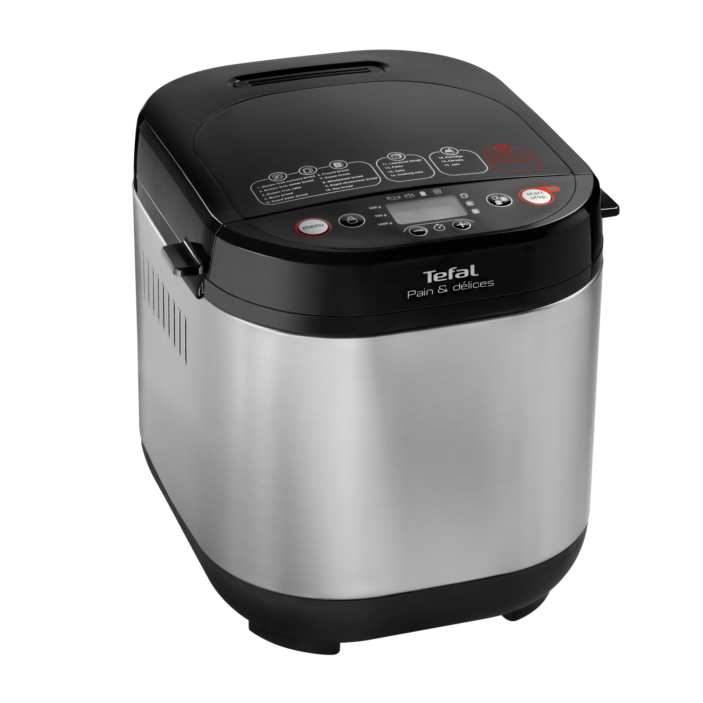 Domáca pekáreň Tefal Pain & Delices PF240E38 Nerezová/Čierna