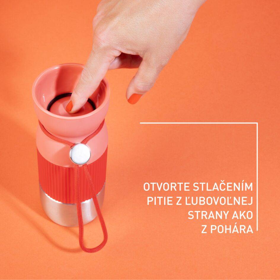 N2191510 BEYOU CUP TERMOFĽAŠA TEFAL 0,36 l ORANŽOVÁ