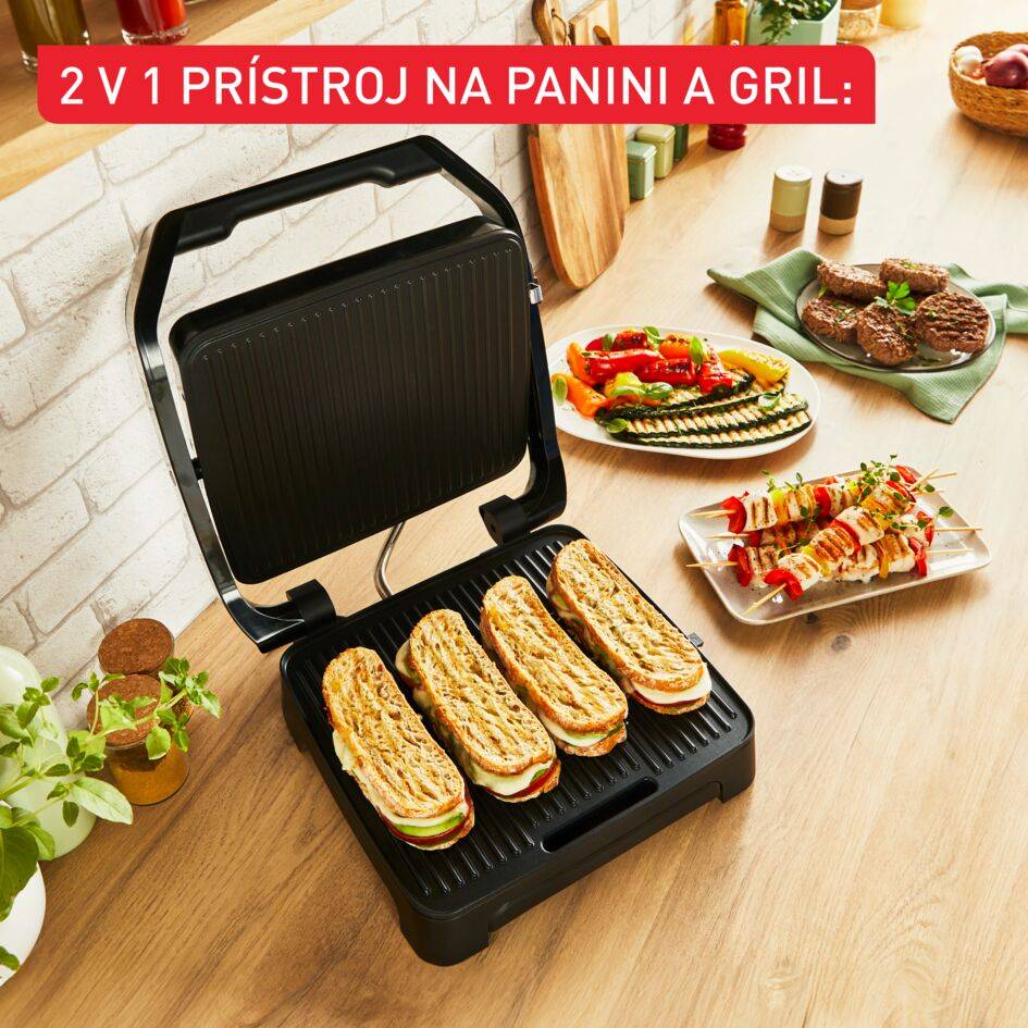 Kompaktný gril Tefal Inicio GC271810 Čierny 