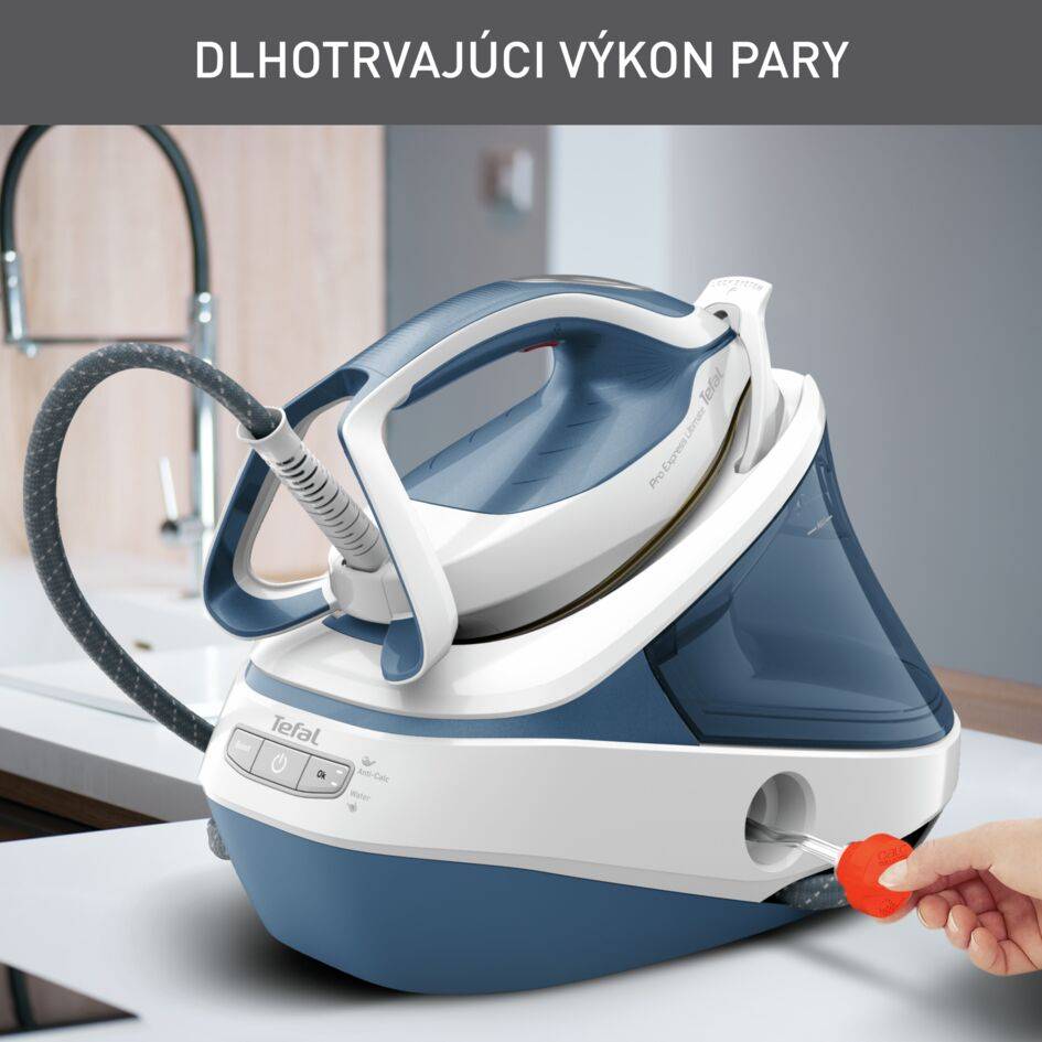 Parný generátor Tefal Pre Express Ultimate II GV9710E0 Svetlo modrý/Biely