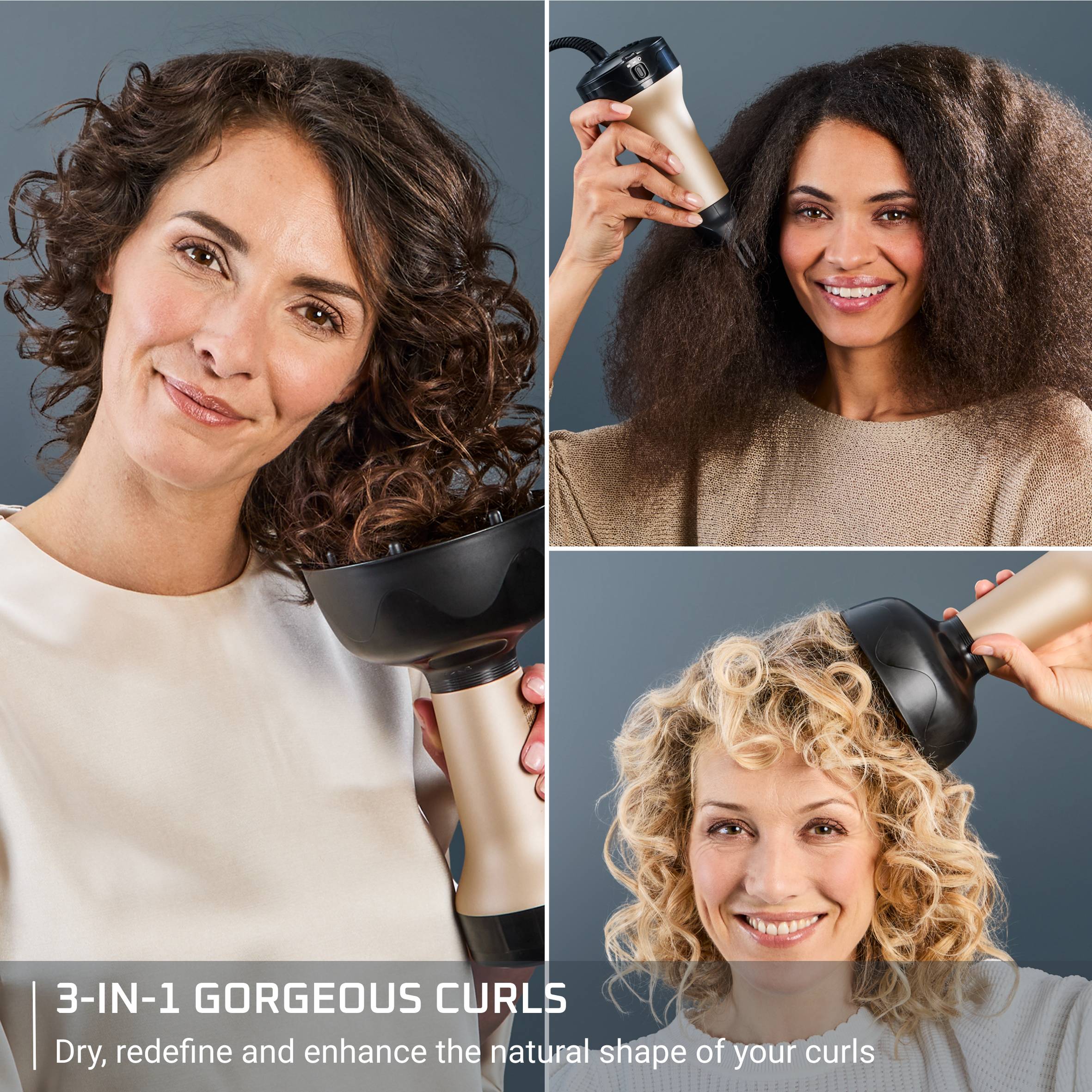Teplovzdušný difuzér, Rowenta Curl Harmony CV7D30E0