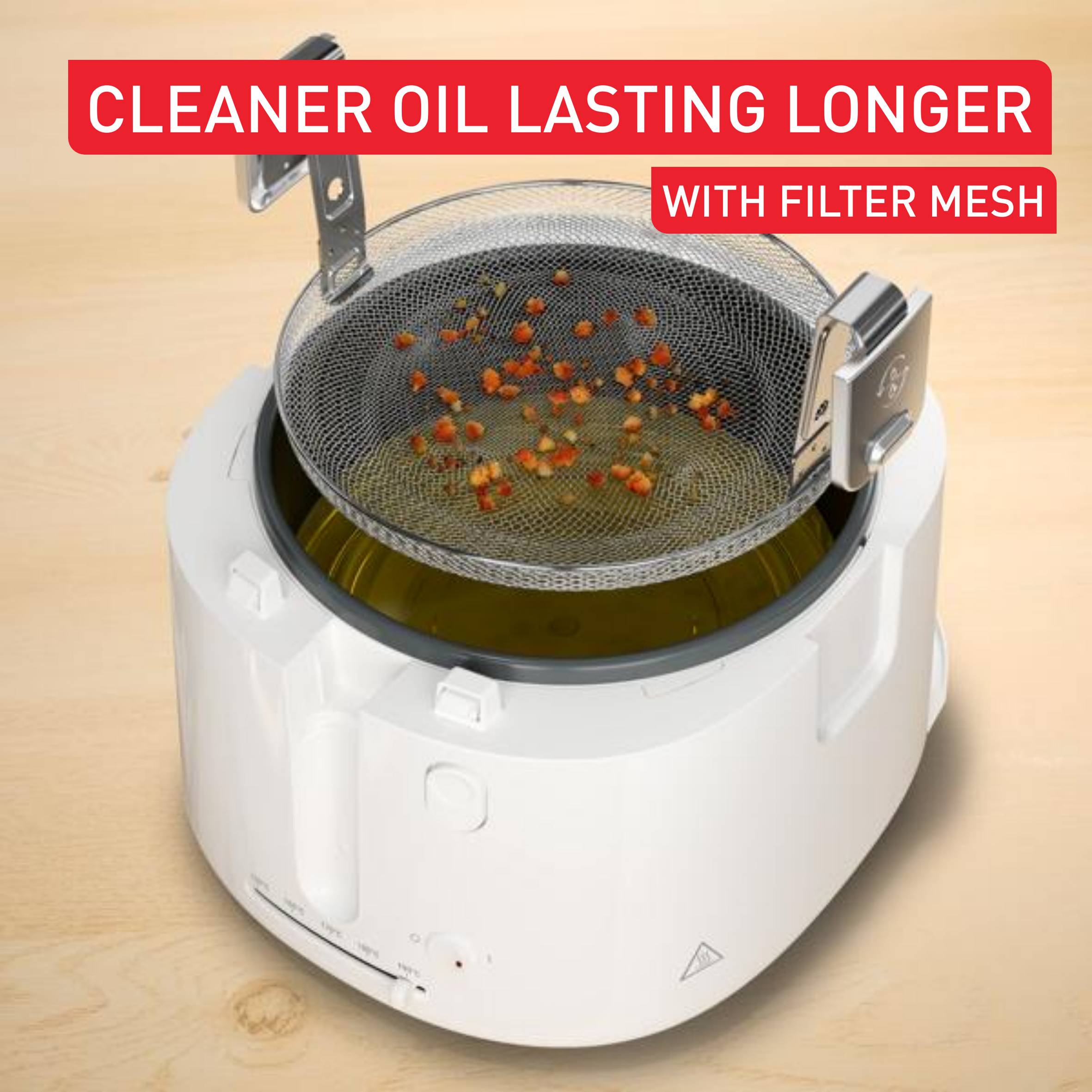 Olejová fritéza Tefal Filtra Vision FF2541E0 Biela
