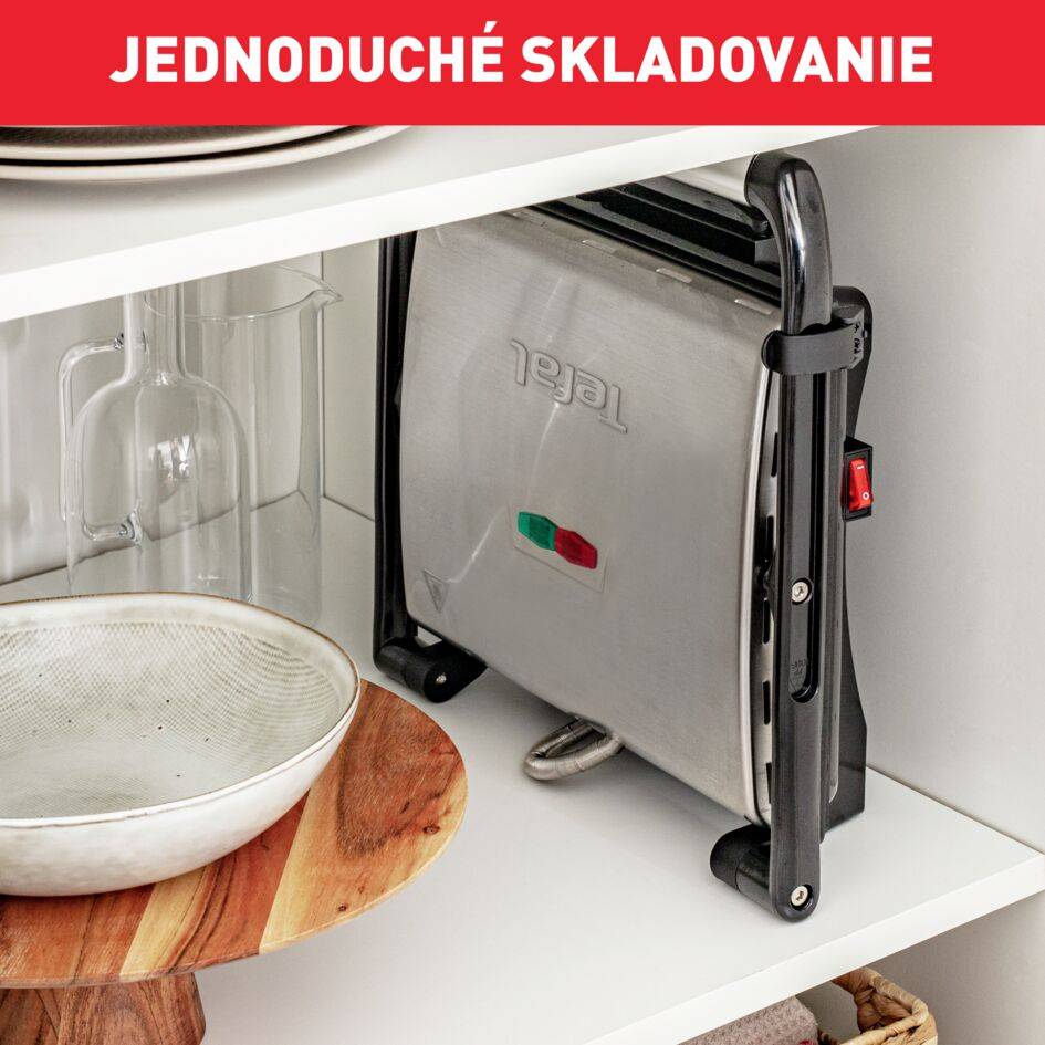 Elektrický gril Tefal Inicio GC241D38 Nerezový