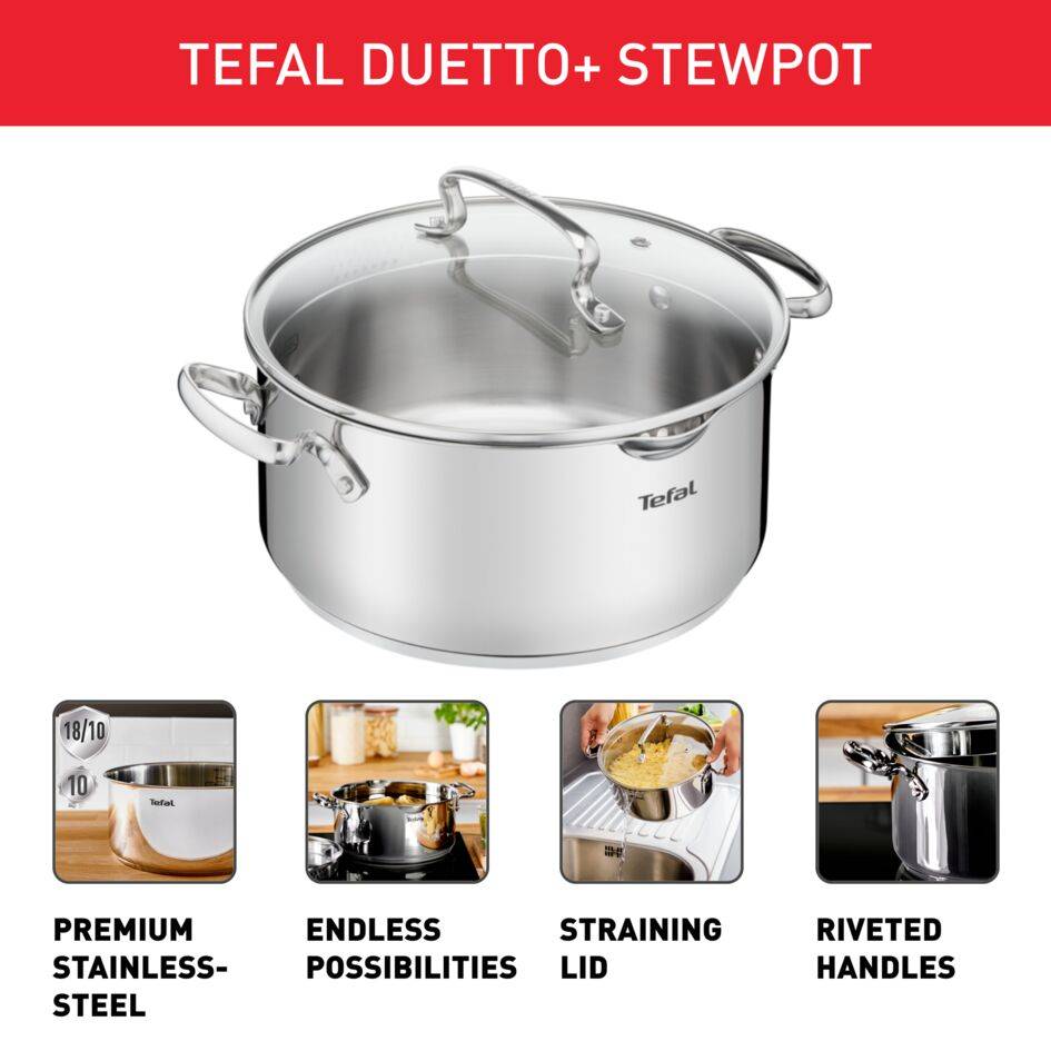 Kastról s poklicou Tefal Duetto+ 24 cm G7194656