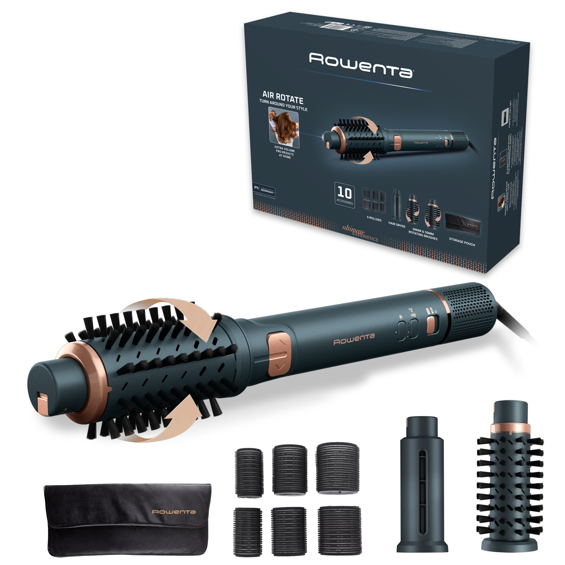 Rotačná teplovzdušná kefa Rowenta Air Rotate UB9920E0