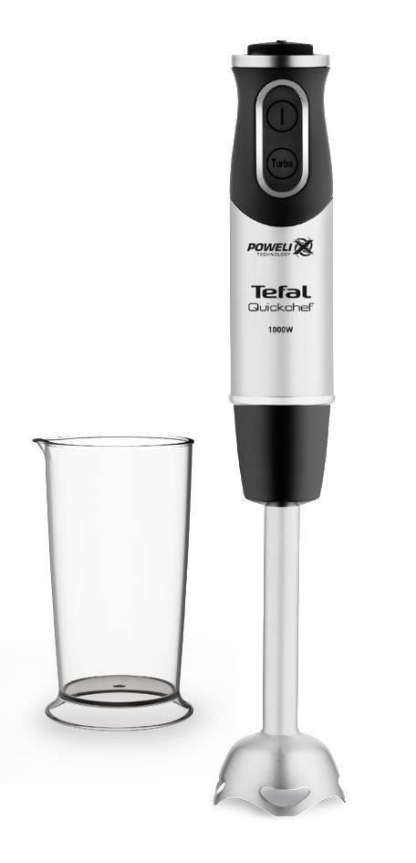 Tyčový mixér Tefal Quickchef HB658838 Nerezový/Čierny