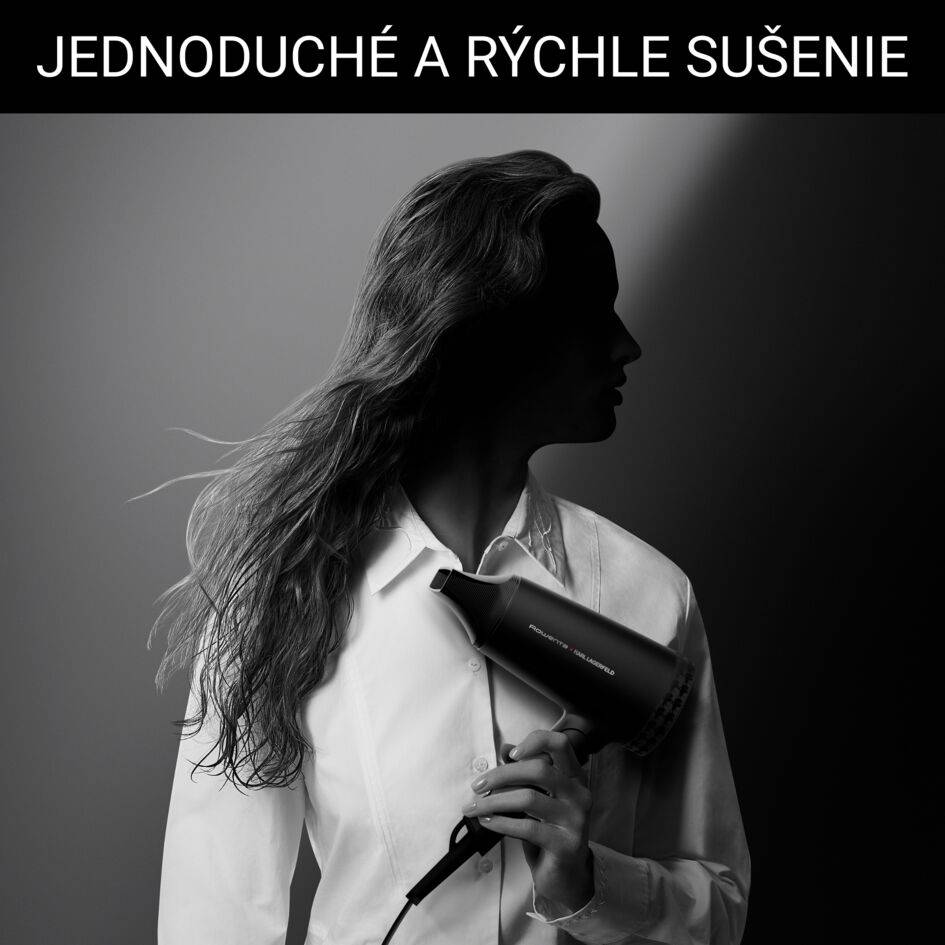 Sušič vlasov ROWENTA x KARL LAGERFELD Express Style CV184LF0