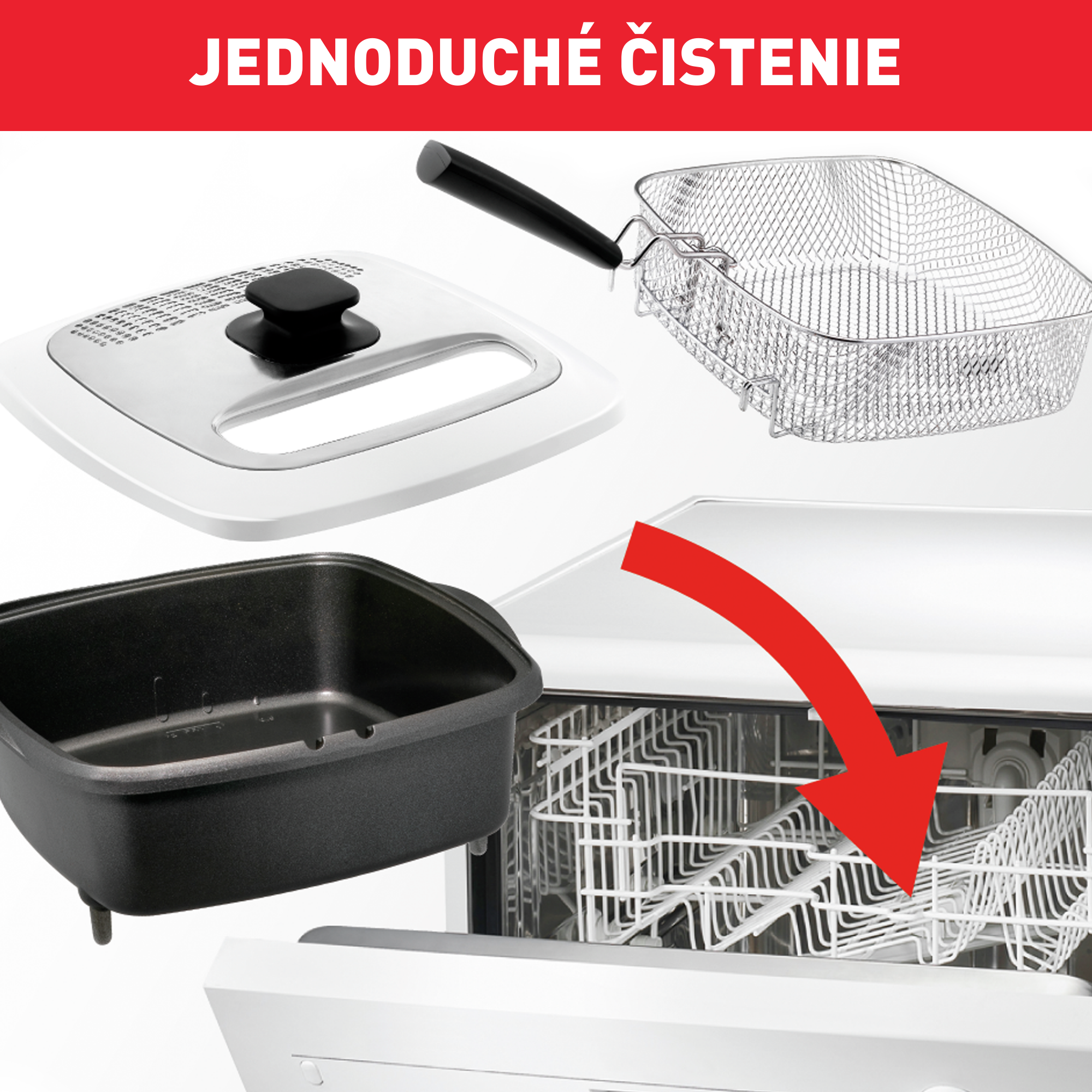 Olejová fritéza Tefal Versalio Deluxe 9v1 FR495070 Nerezová/Biela