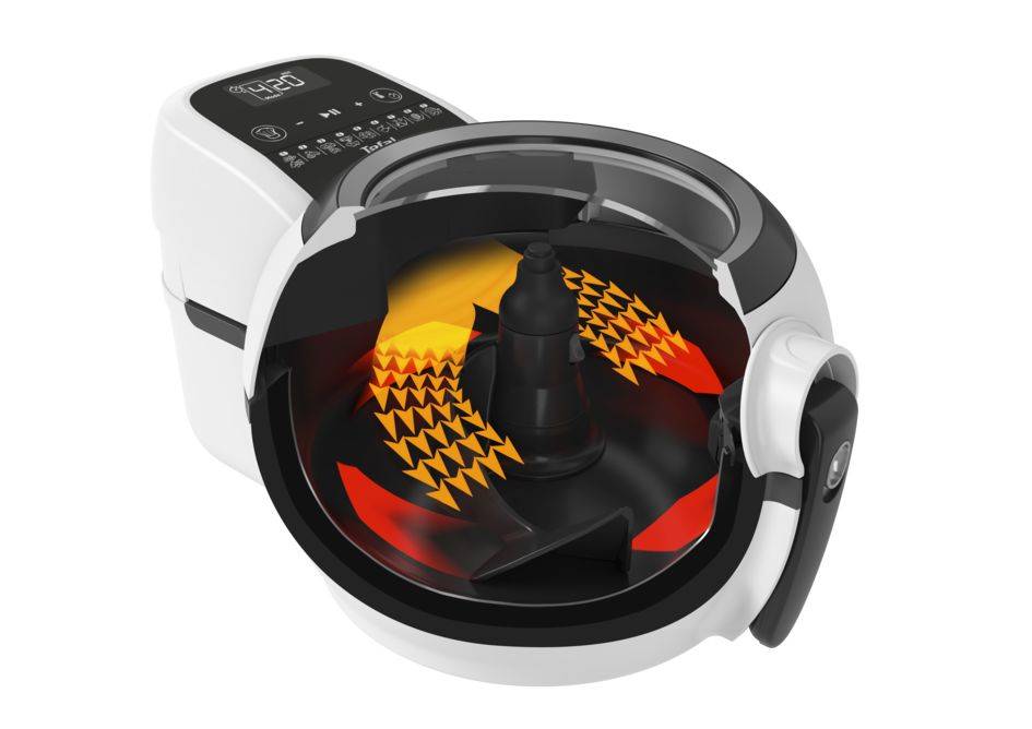Teplovzdušná fritéza Tefal Actifry Genius FZ760030 Nerezová/Čierna