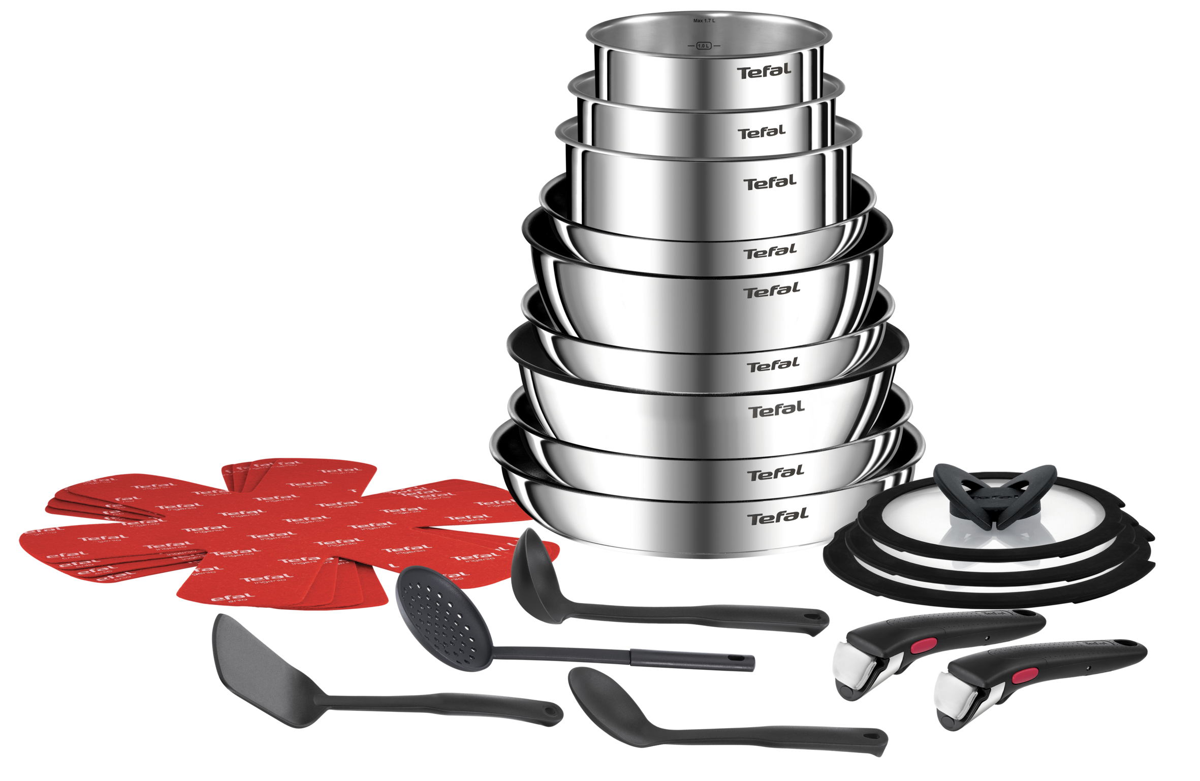 Súprava riadu Tefal Ingenio Emotion L897SM74 22 ks