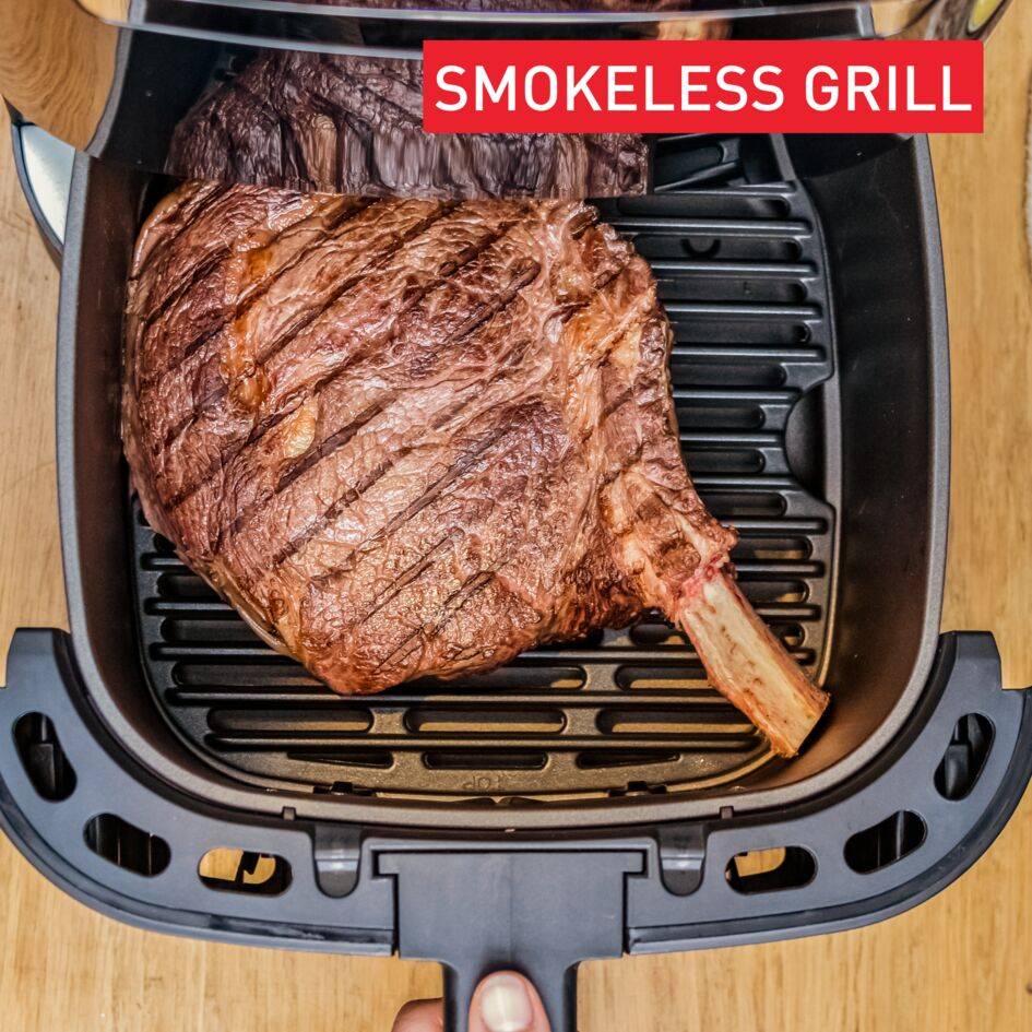 Teplovzdušná fritéza Tefal Easy Fry & Grill 2v1 EY801D15 Čierná/Nerezová