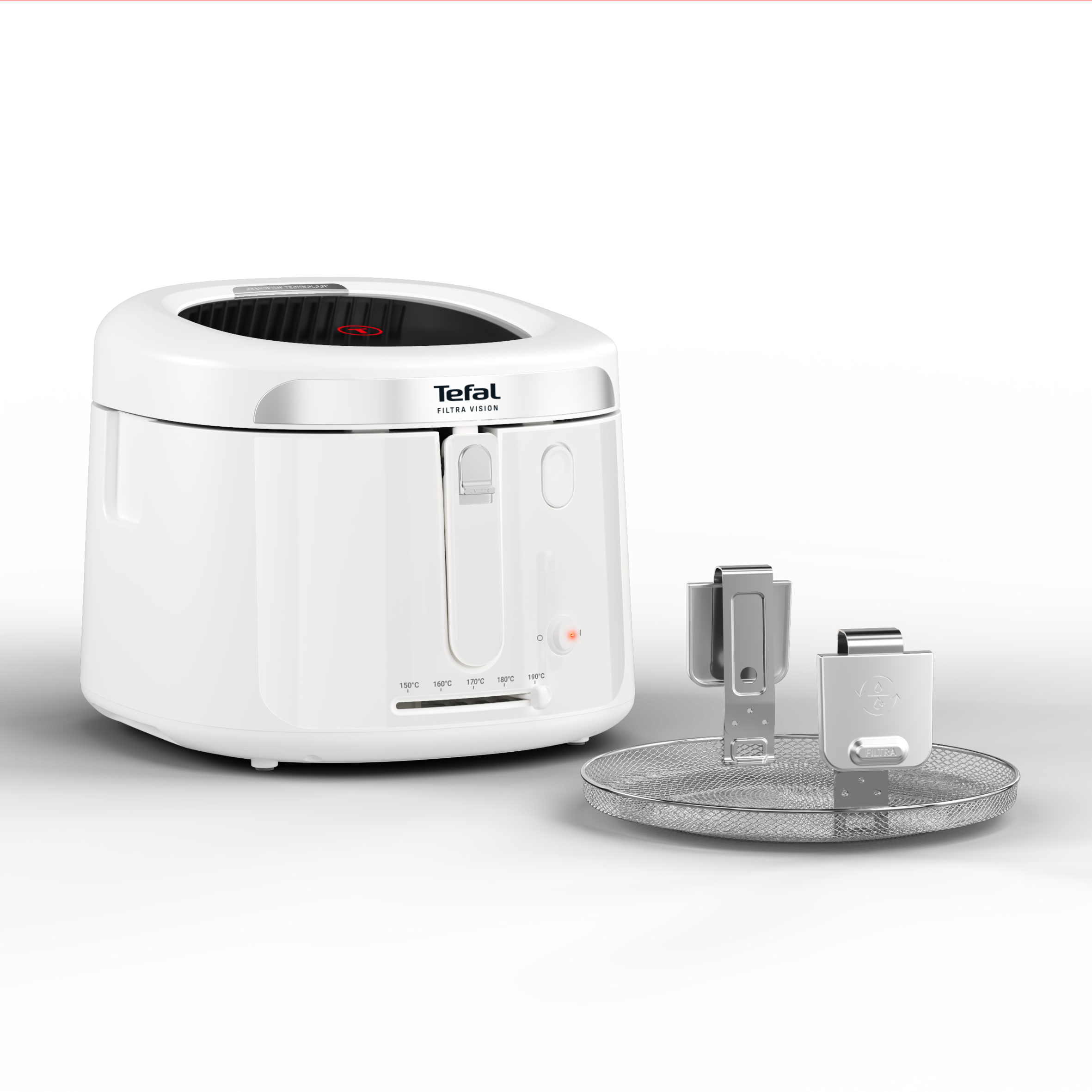 Olejová fritéza Tefal Filtra Vision FF2541E0 Biela