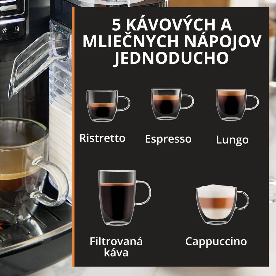 Automatický kávovar KRUPS Intensity Milk EA5028E0