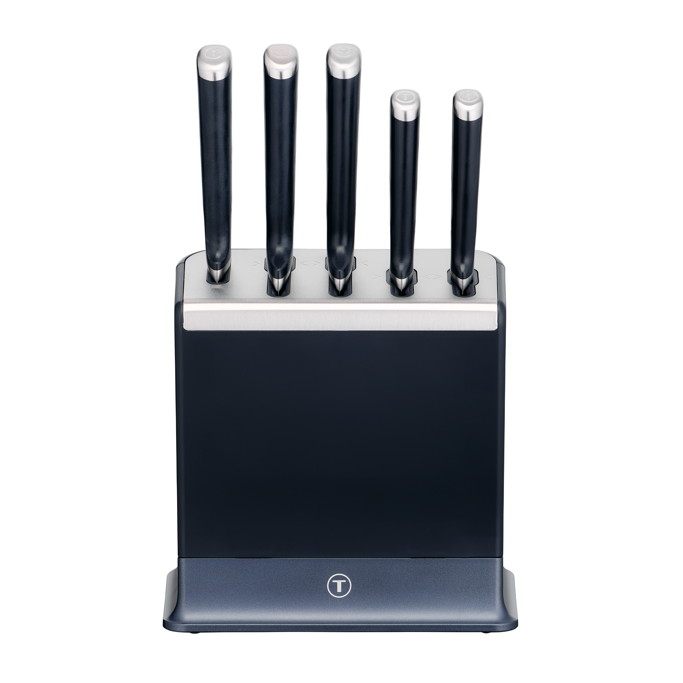 Súprava kuchynských nožov a blok na nože s integrovanou brúskou Tefal EverSharp K297S644 5 ks