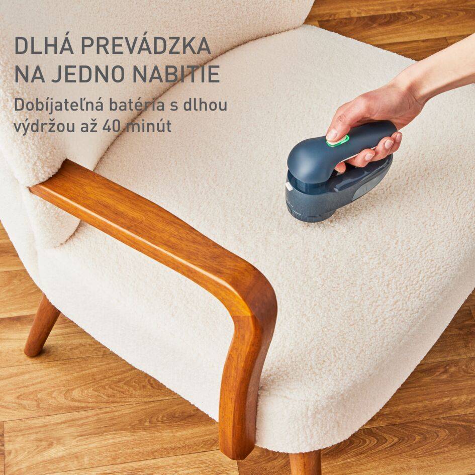 Nabíjateľný odstraňovač žmolkov Tefal JB7002E0 Tmavomodrý