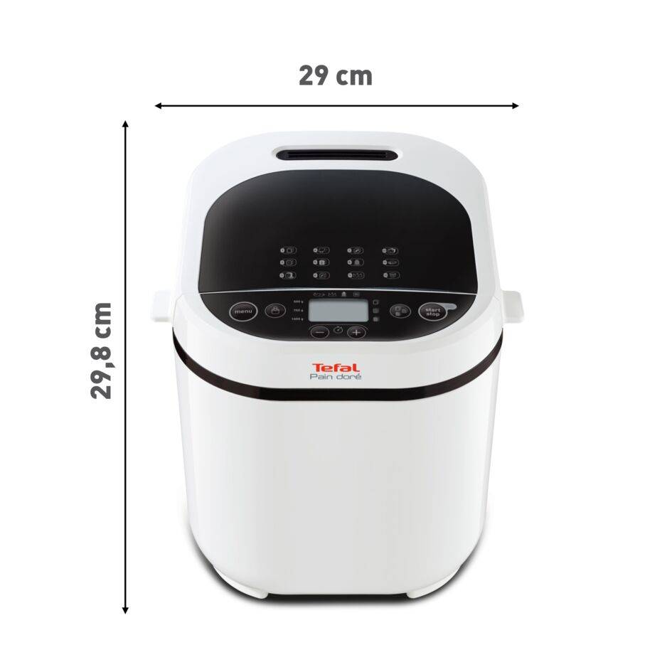 Domáca pekáreň Tefal Pain Doré PF210138 Čierna/Biela