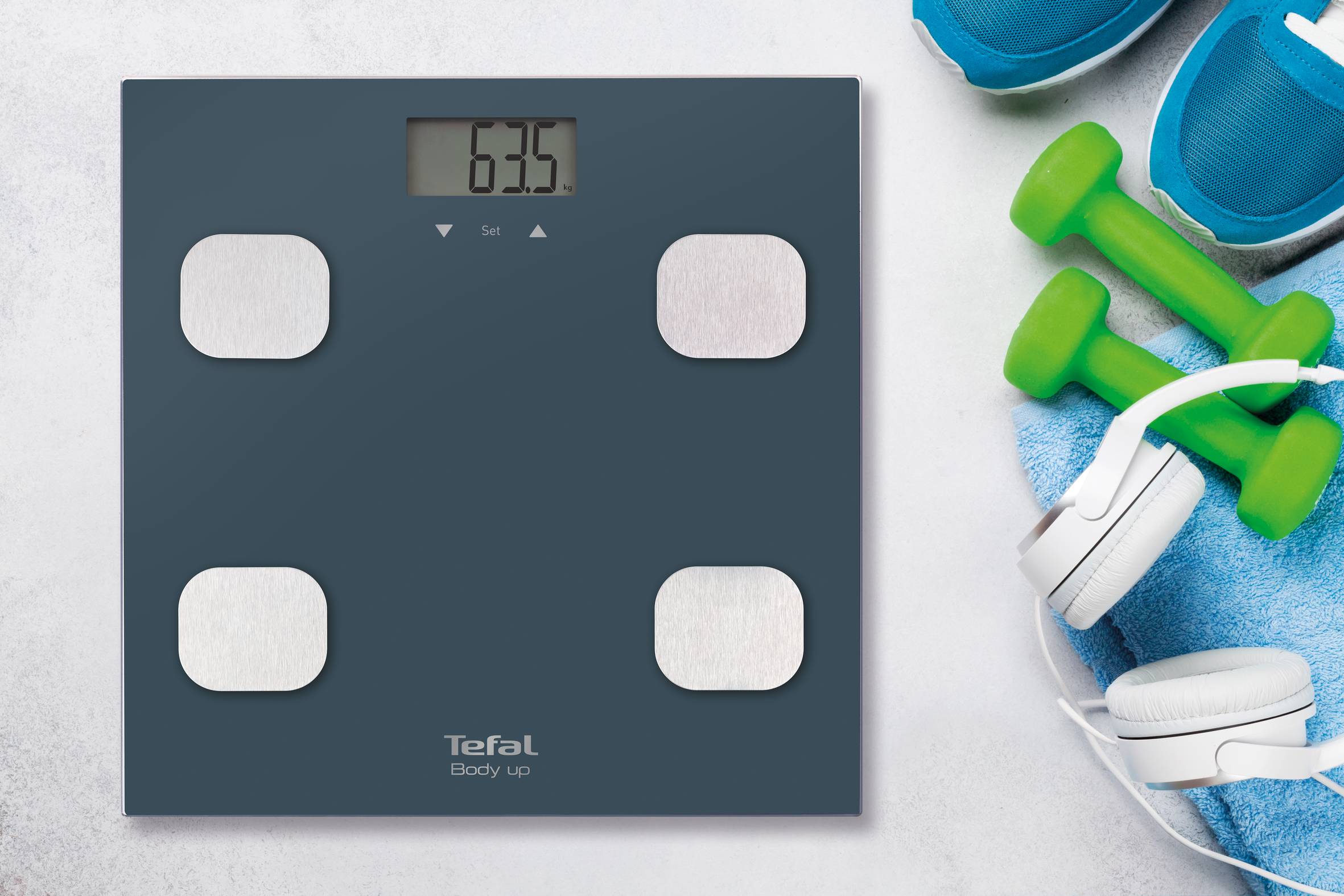 Osobná váha Tefal Body Up BM2520V0 Strieborná/Antracitová