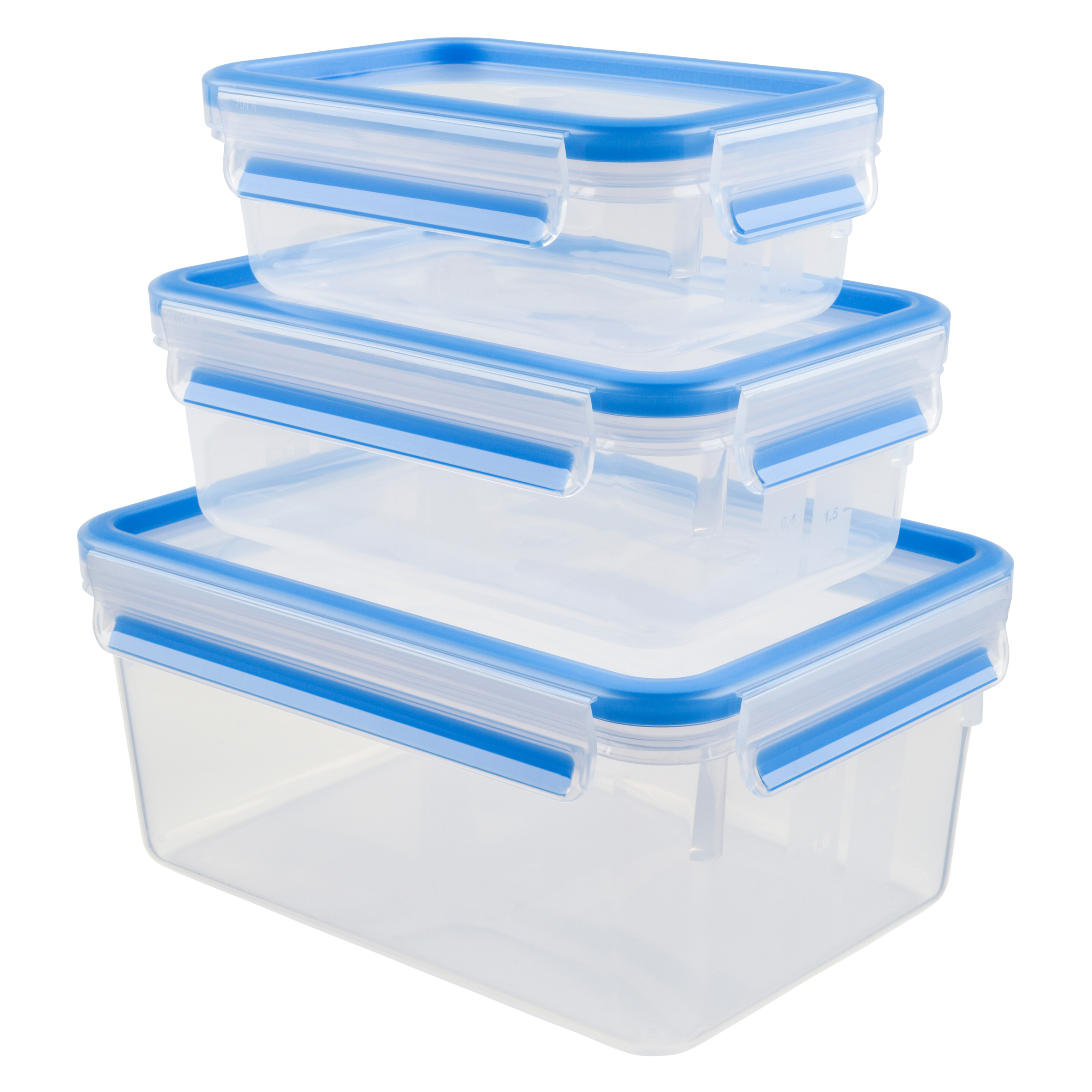 Dózy Tefal Master Seal Fresh K3028912 Obdĺžnikové 3 ks