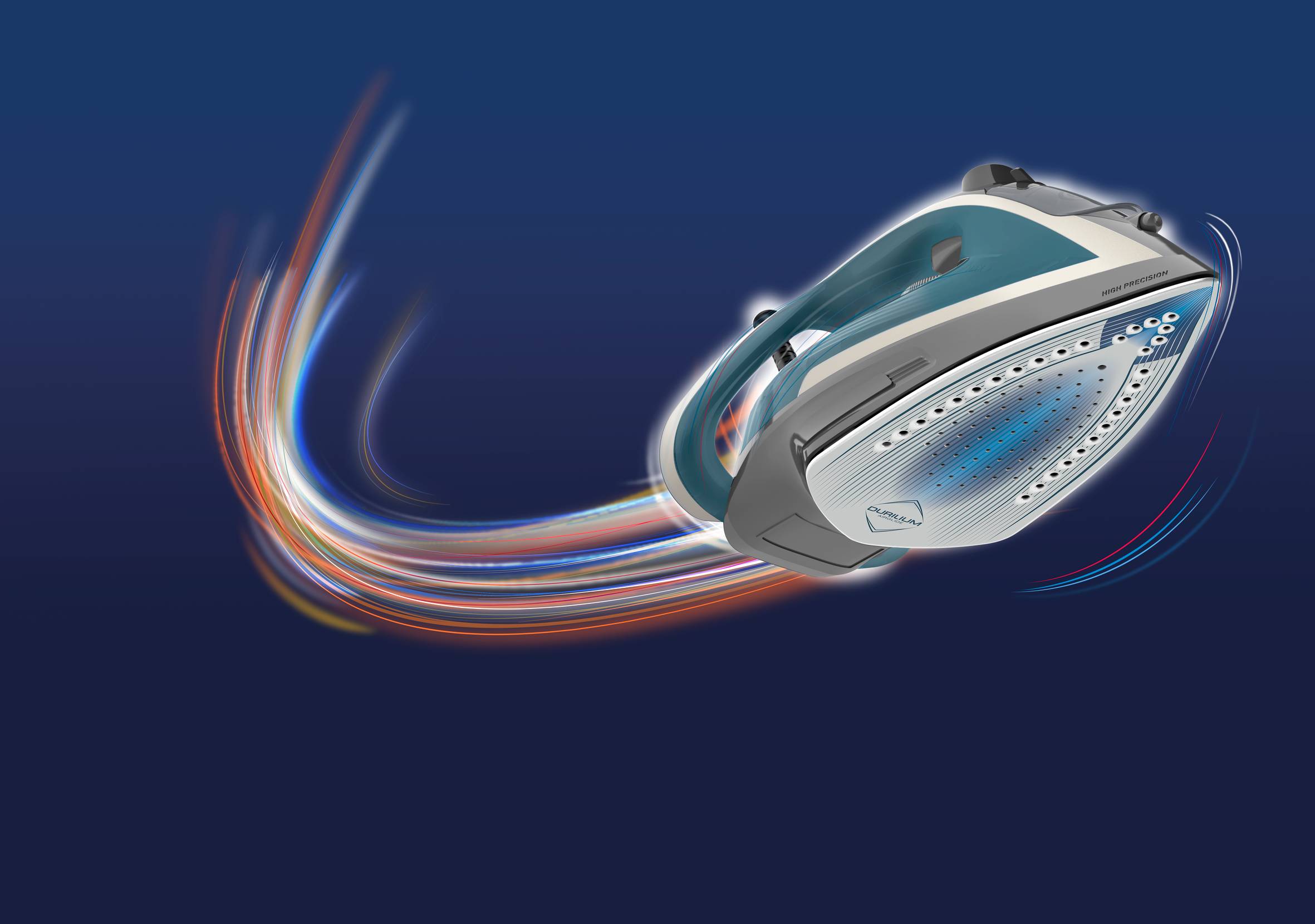 Naparovacia žehlička Tefal Ultragliss Plus FV6842E0 Modrozelená/Sivá