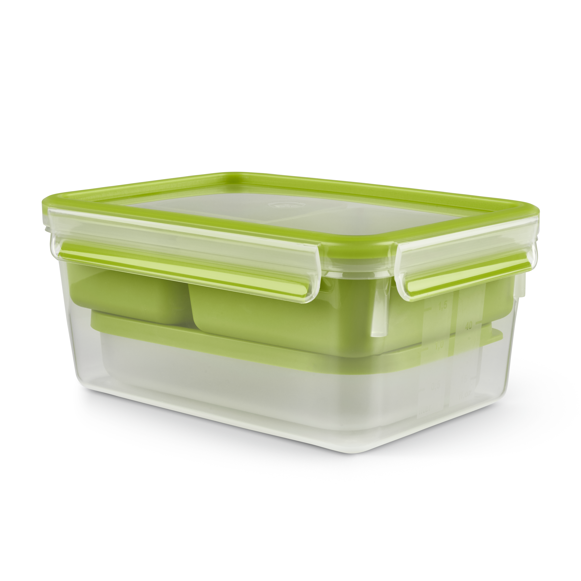 Dóza Tefal Master Seal To Go XL s vnútornými miskami N1071610 Obdĺžniková 2,3 l