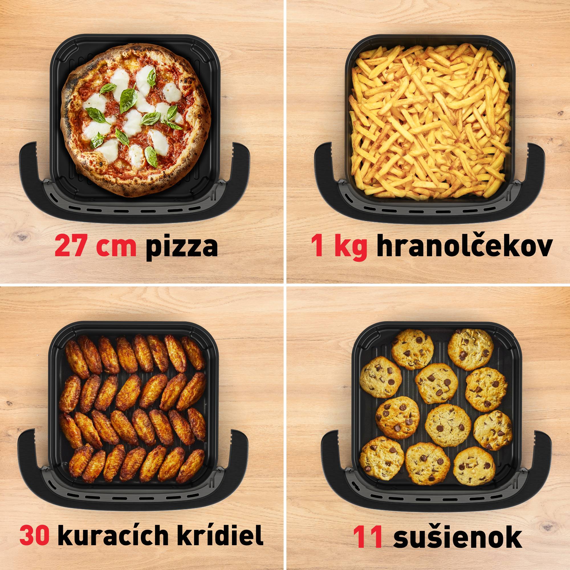 Teplovzdušná fritéza Tefal Easy Fry XL Surface FW4018E0 Čierna