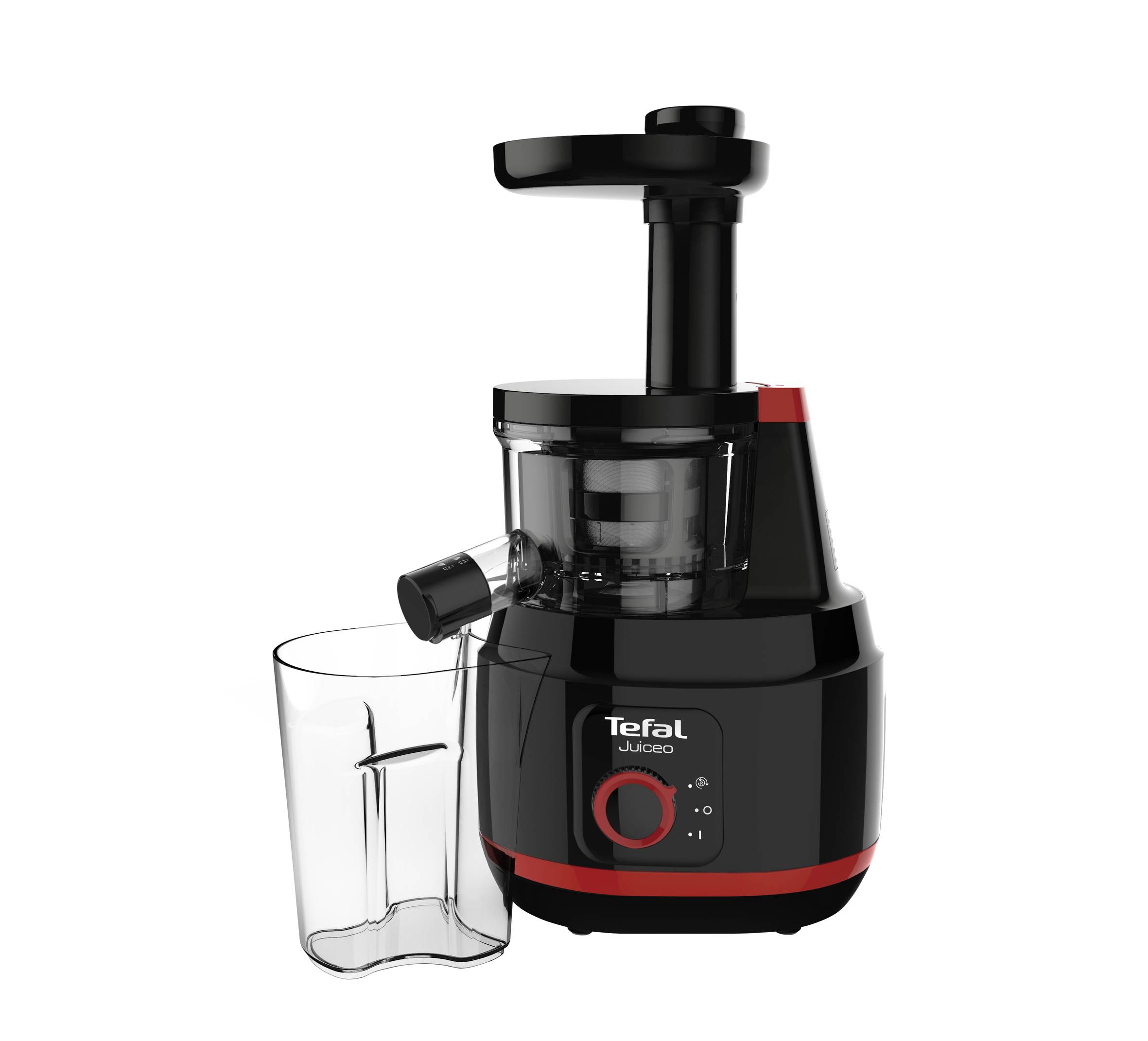 Odšťavovač Tefal Juiceo ZC150838 Červený/Čierny
