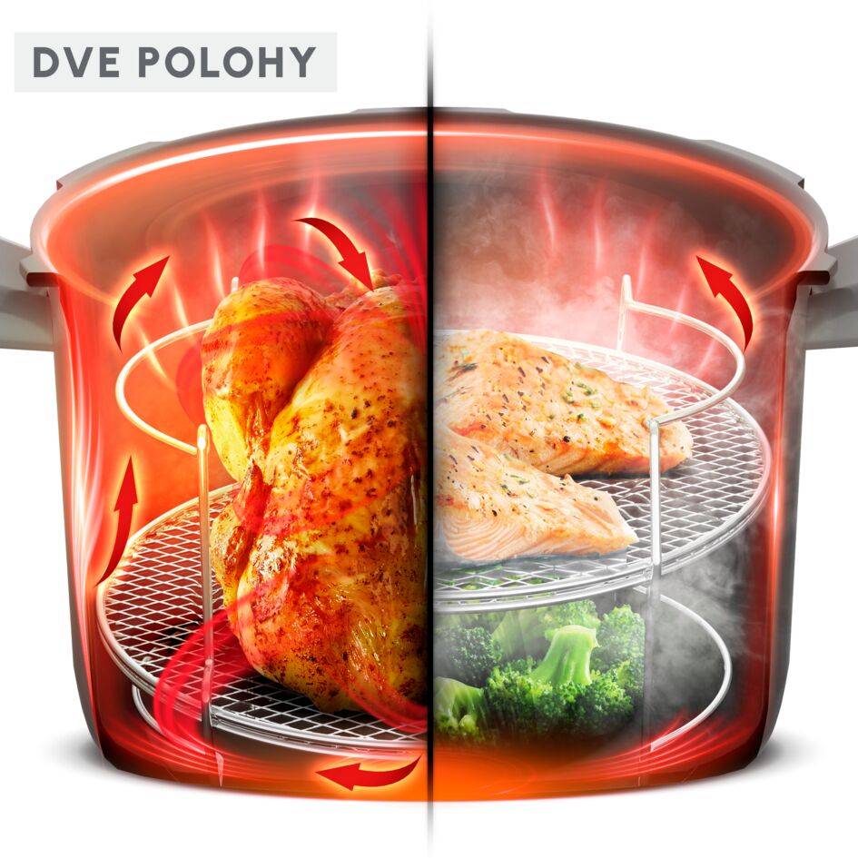 XA60AD10 Viacúrovňová varná mriežka 2v1 Tefal Cook4me