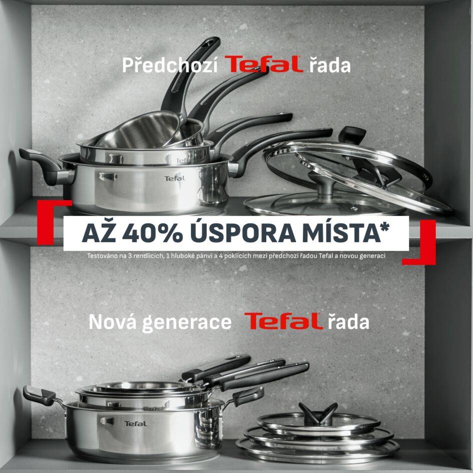 Nízky kastról z nehrdzavejúcej ocele Tefal Emotion+ E3067045 24 cm
