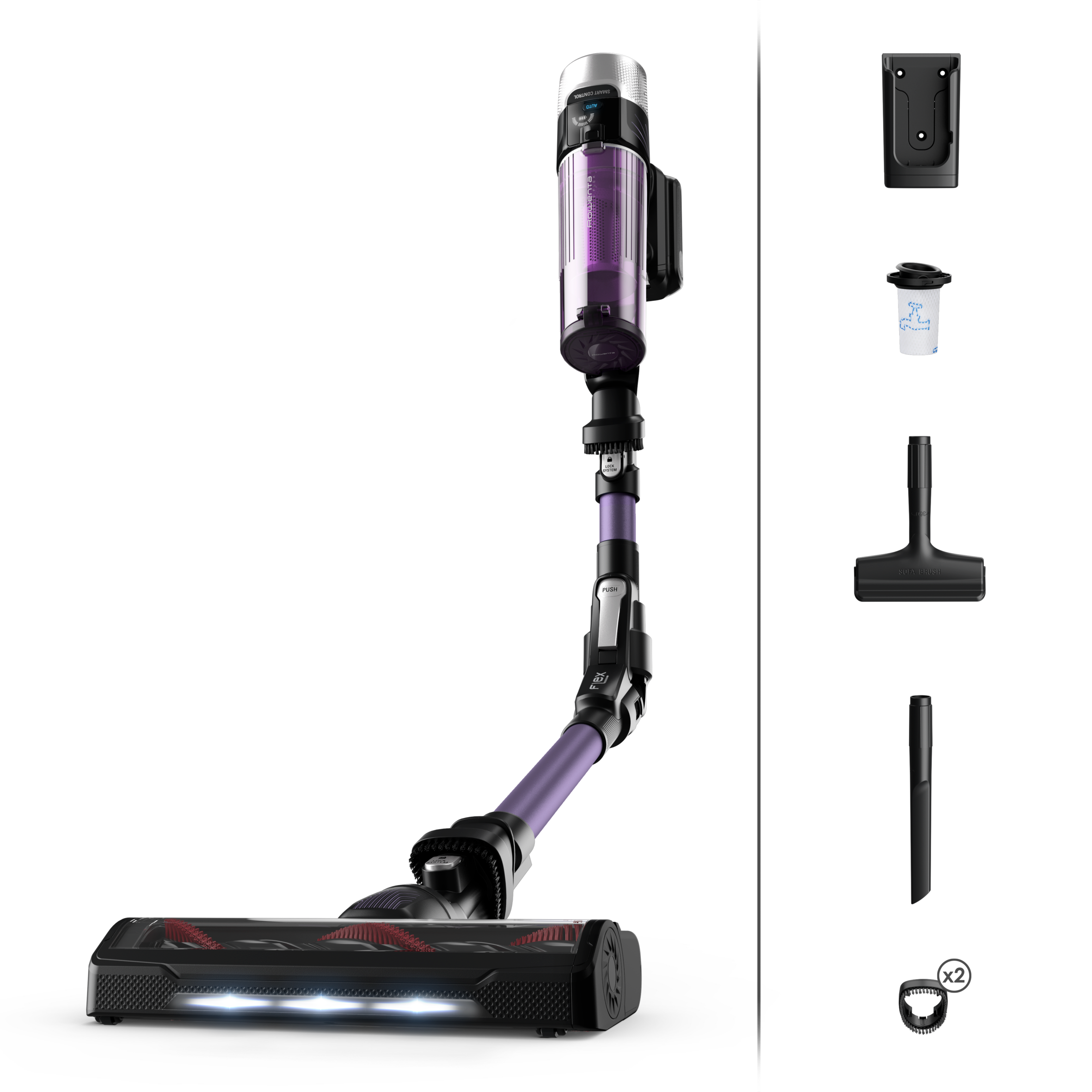 Tyčový vysávač X-Force Flex 9.60 Auto Allergy 3v1 100 AW HEPA RH2039WO