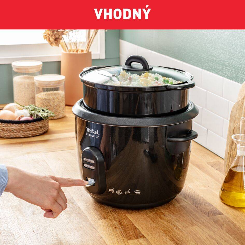 Ryžovar Tefal Classic 12 porcií RK103811 Čierny