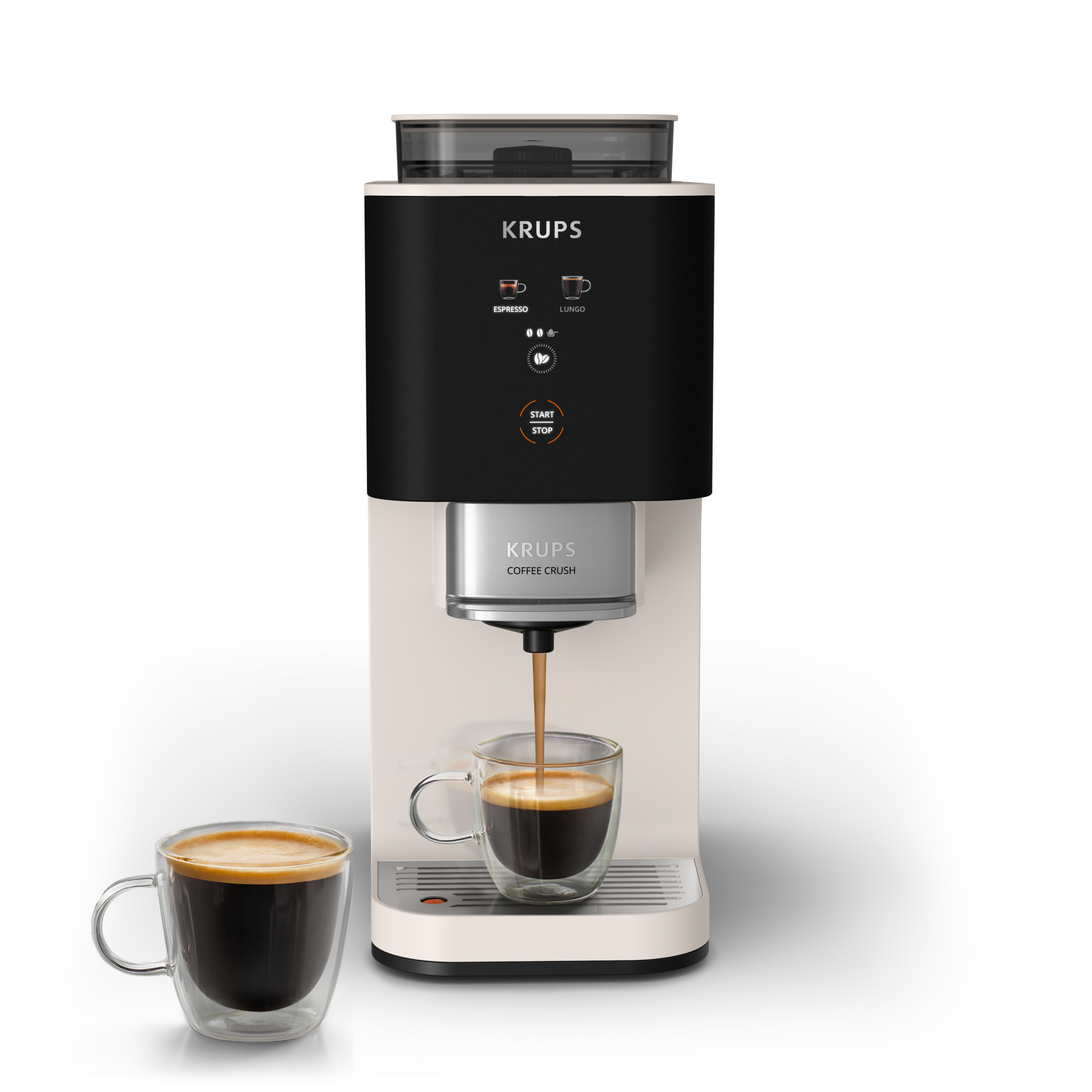 Automatický kávovar KRUPS Coffee Crush SA4001E0 biela