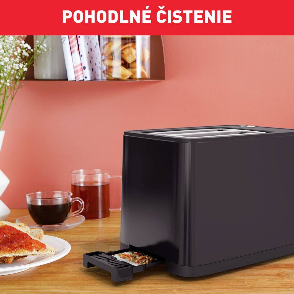 Hriankovač Tefal Digital TT640810 Čierny