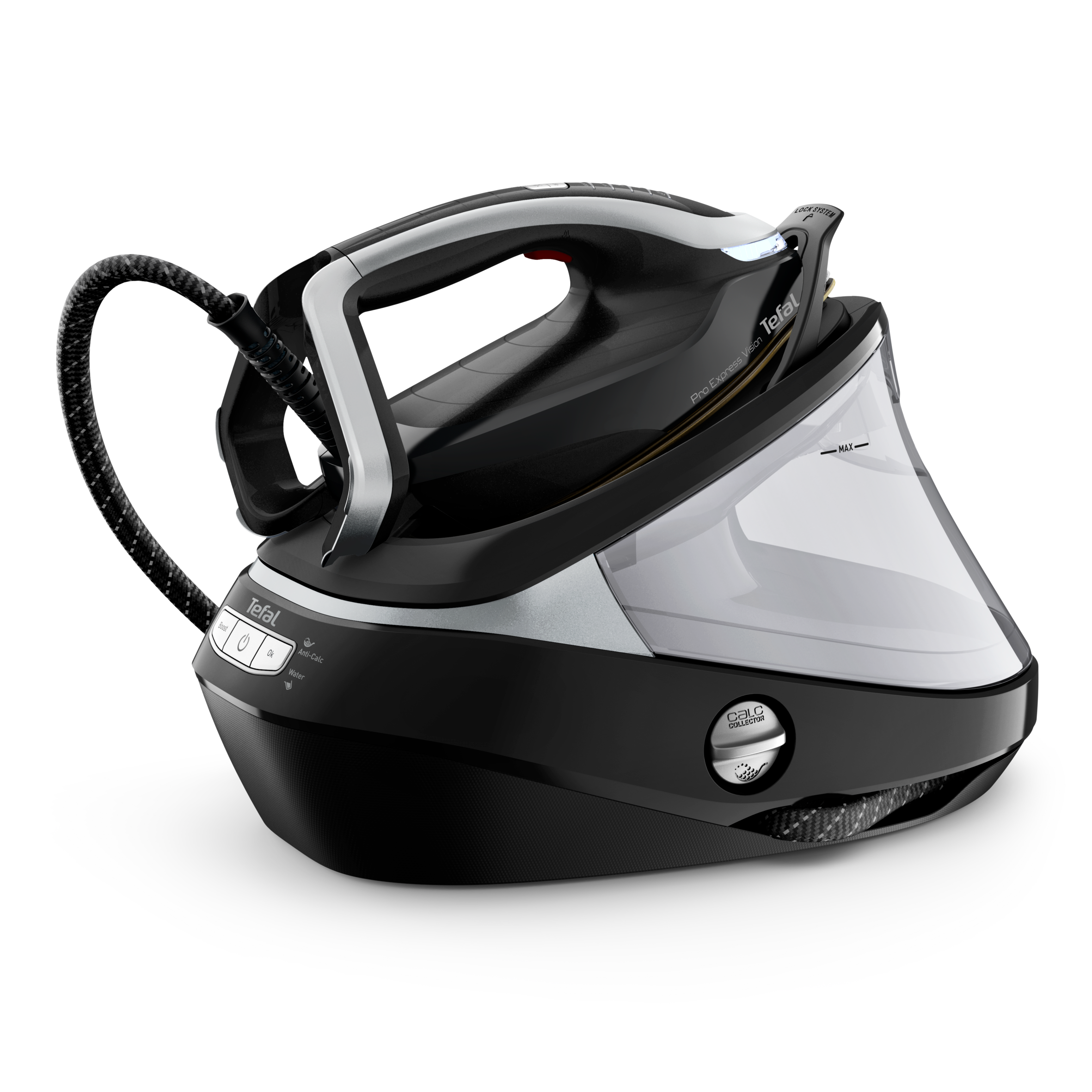 Parný generátor Tefal Pro Express Vision GV9821E0 Strieborný/Čierny