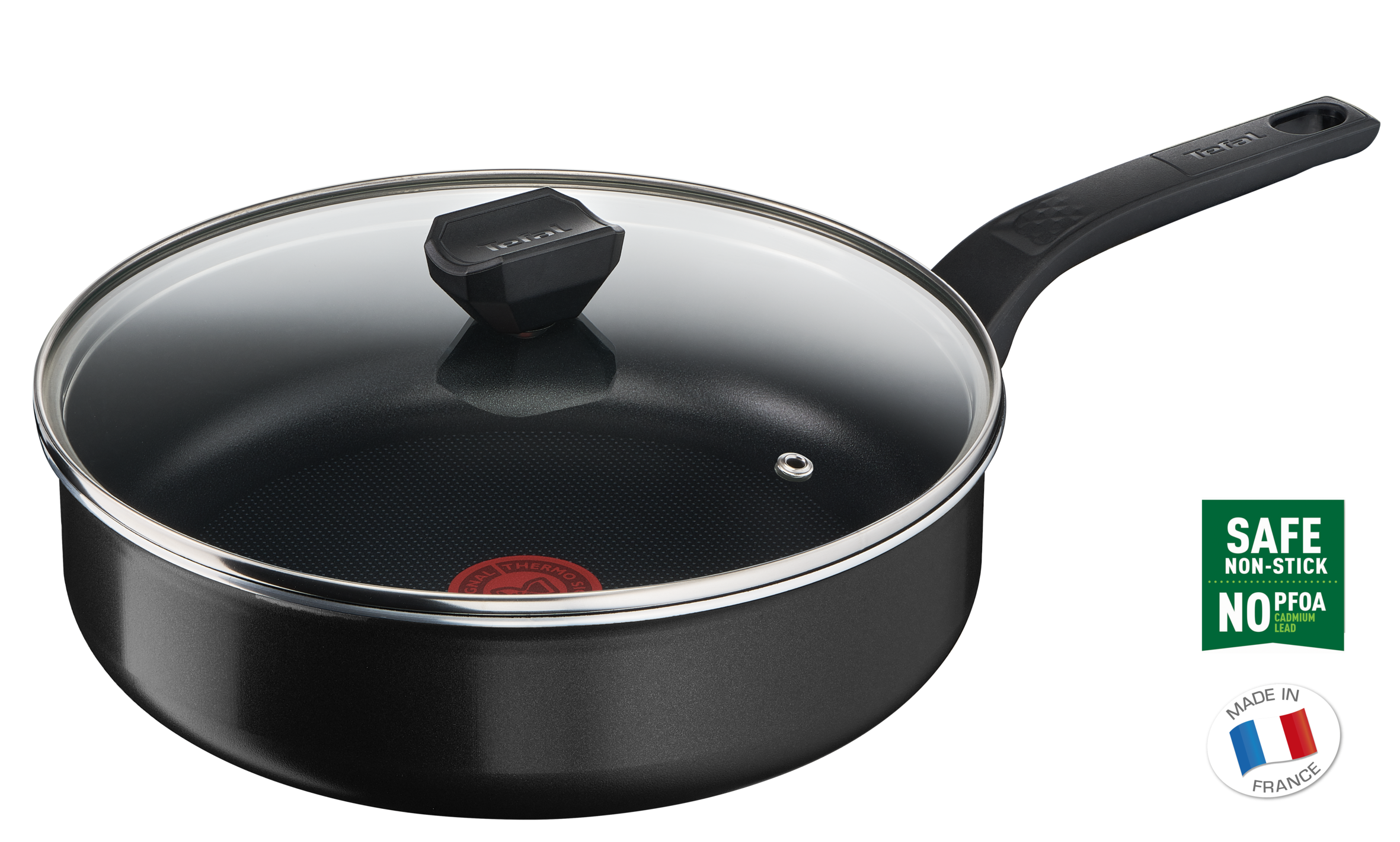 Hlboká panvica s pokrievkou Tefal Simply Clean B5673253 24 cm