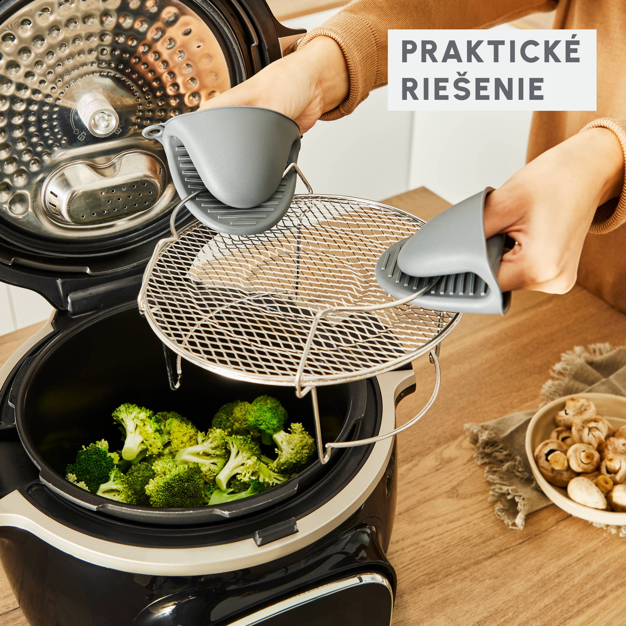 XA60AD10 Viacúrovňová varná mriežka 2v1 Tefal Cook4me