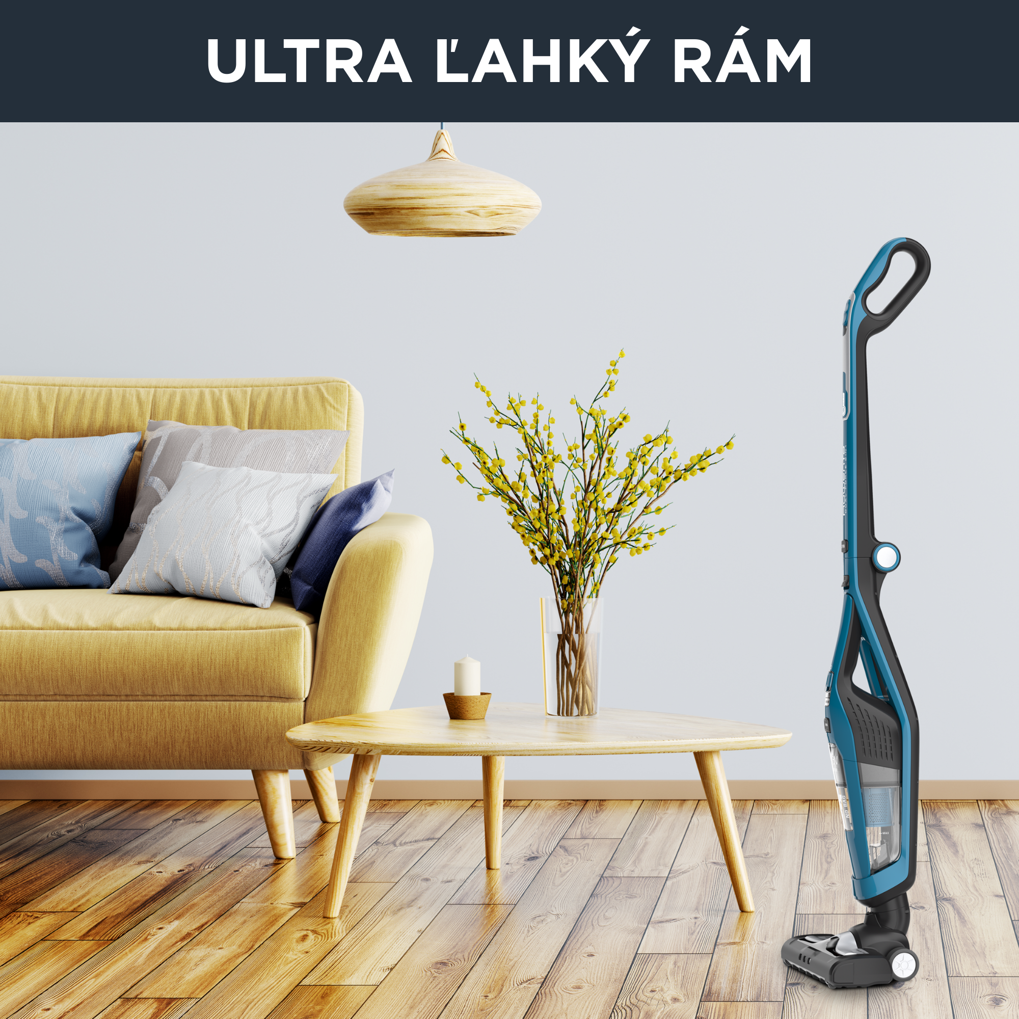 Tyčový vysávač Dual Force 2v1 21.6V RH6751WO