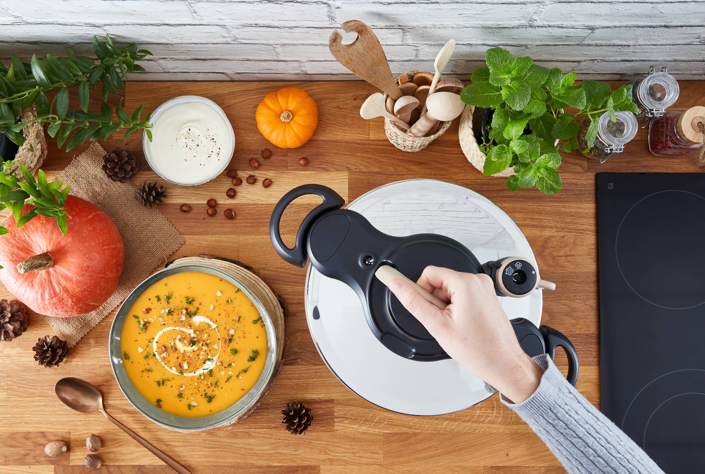 Tlakový hrniec Tefal ClipsoMinut' Natural Eco Respect P4620775 Nerezový 6 l