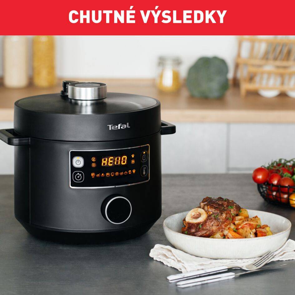 Multifunkčný elektrický hrniec Tefal Turbo Cuisine CY754830 Čierny