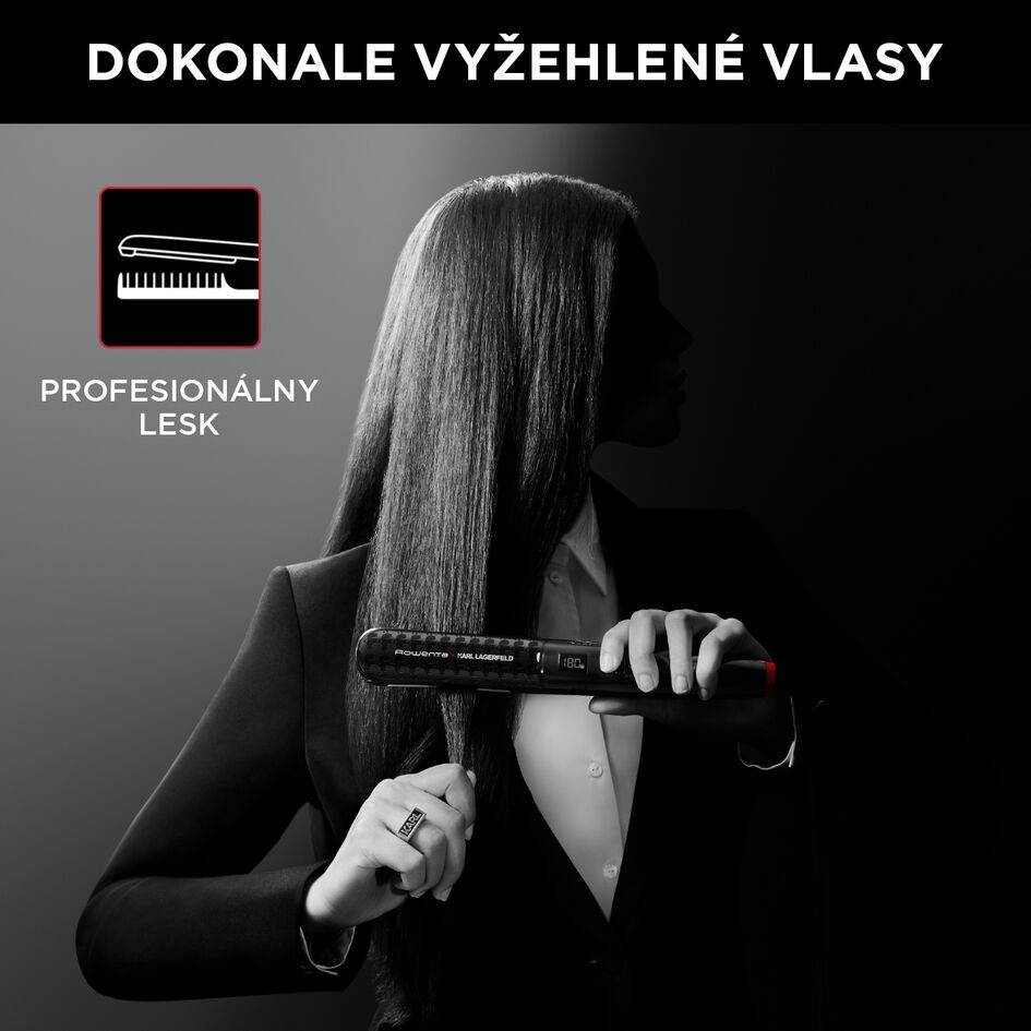 Žehlička na vlasy Rowenta x KARL LAGERFELD STRAIGHTENER PERFEKTION KL SF466LF0