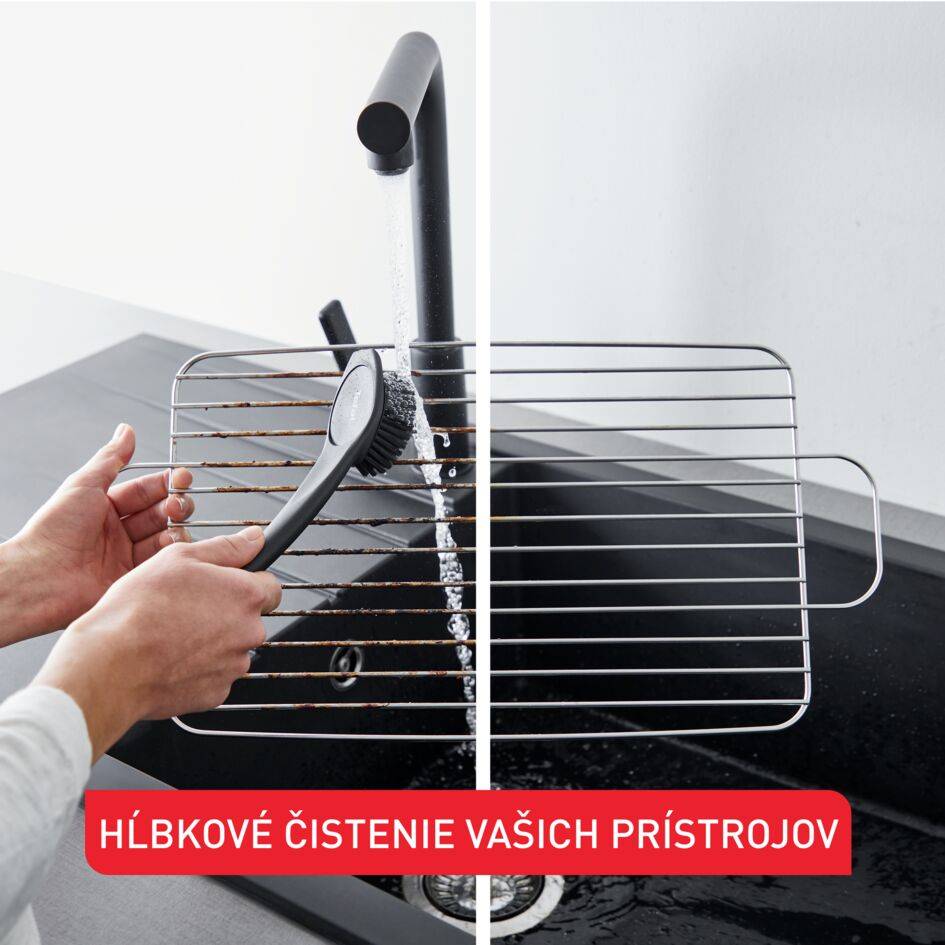 Kefa na čistenie grilov Tefal K1851034 Sivá