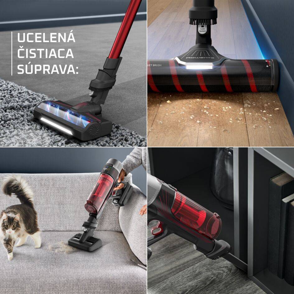 Tyčový vysávač Rowenta X-Force Flex 9.60 Auto Complete 100 AW RH2099WO