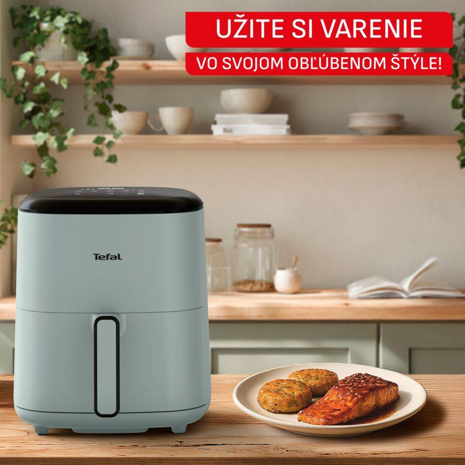 Teplovzdušná fritéza Tefal Easy Fry POP 5L EY2454E0 Eukalyptová