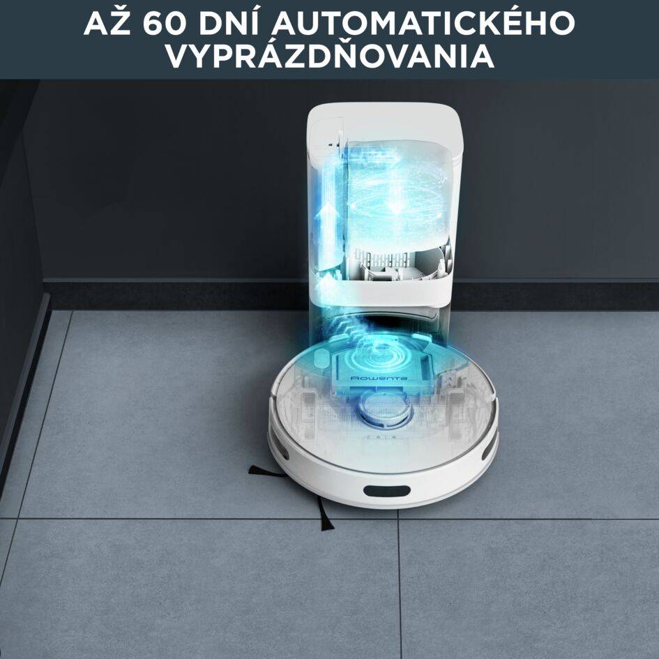 Robotický vysávač Rowenta X-Plorer S75s+ 4v1 Laser Auto Empty 2700Pa RR8587WH